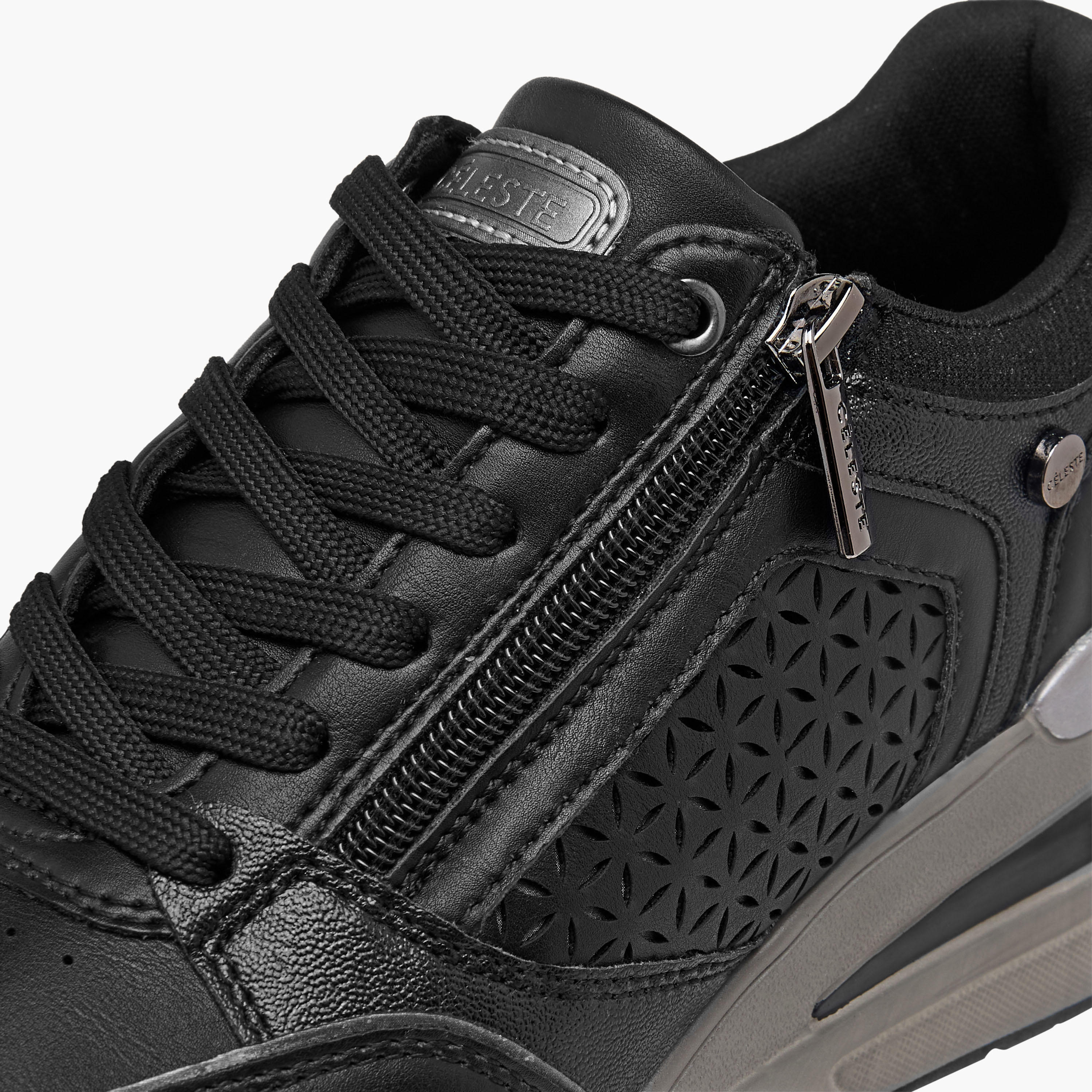 Celeste Women's Panelled Sneakers with Lace-Up Closure-women-shoes-sneakers-image-4