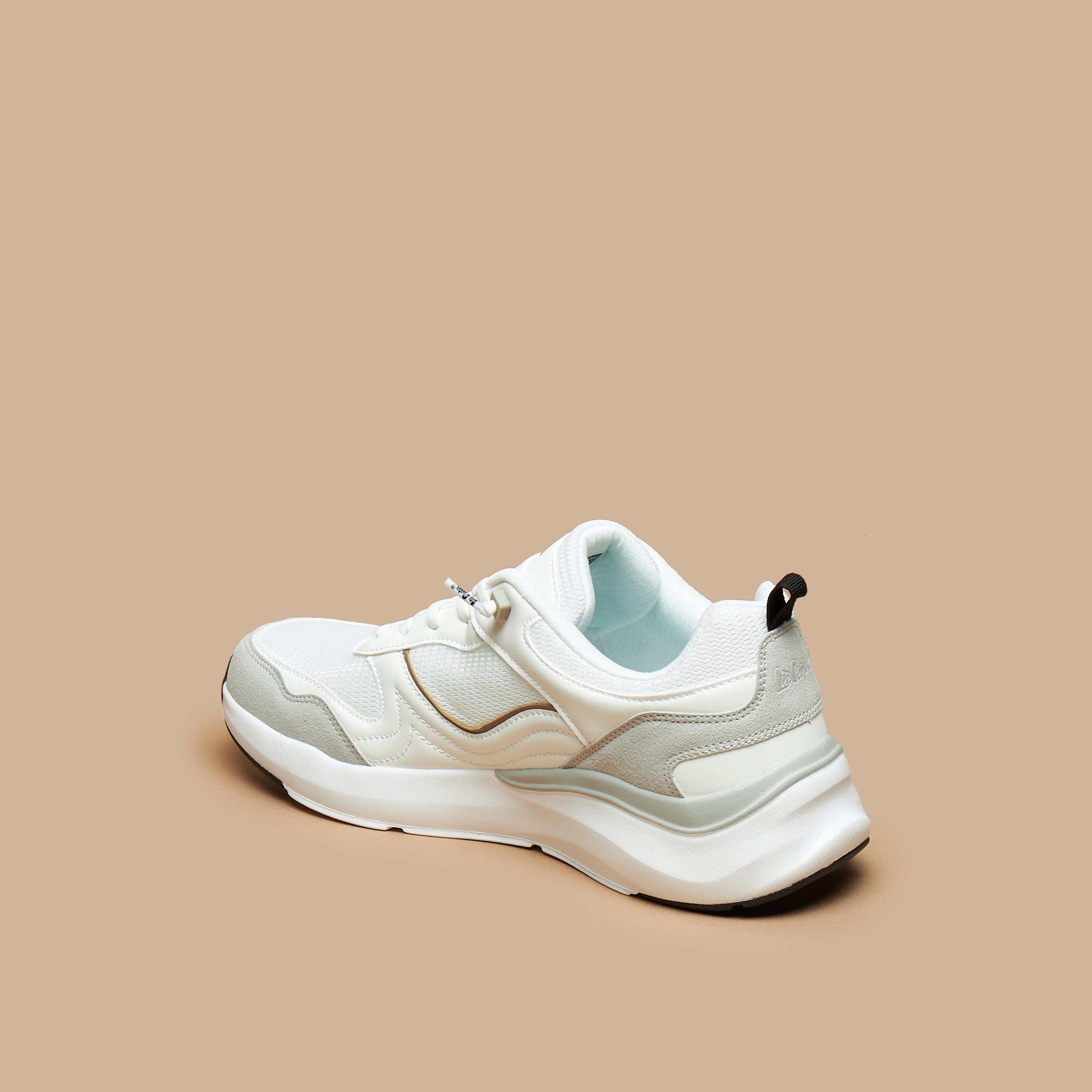 Lee Cooper Men's Textured Sneakers with Lace-Up Closure-men-shoes-sneakers-image-7