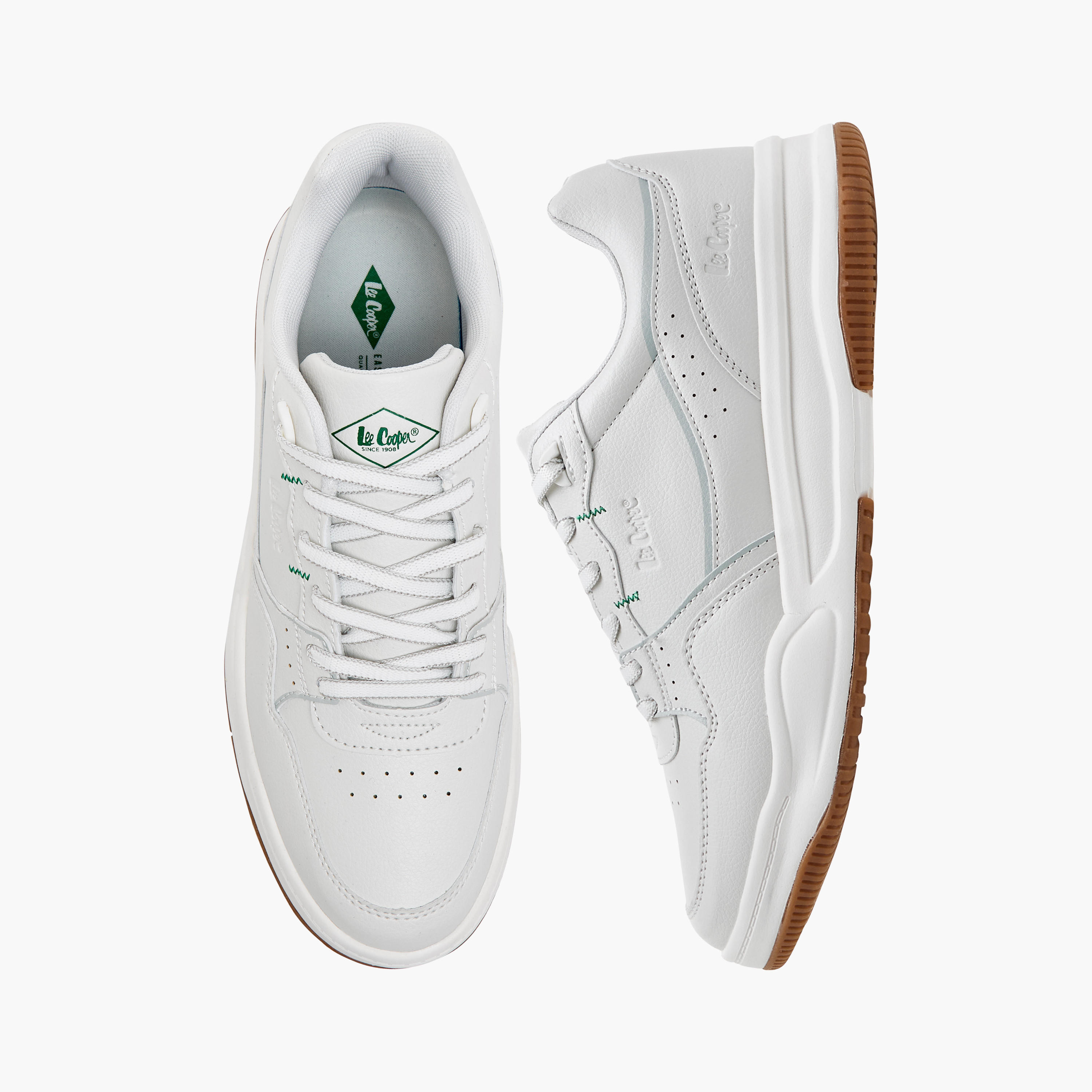 حذاء سنيكرز مثقب برباط إغلاق للرجال من لي كوبر-men-shoes-sneakers-image-1