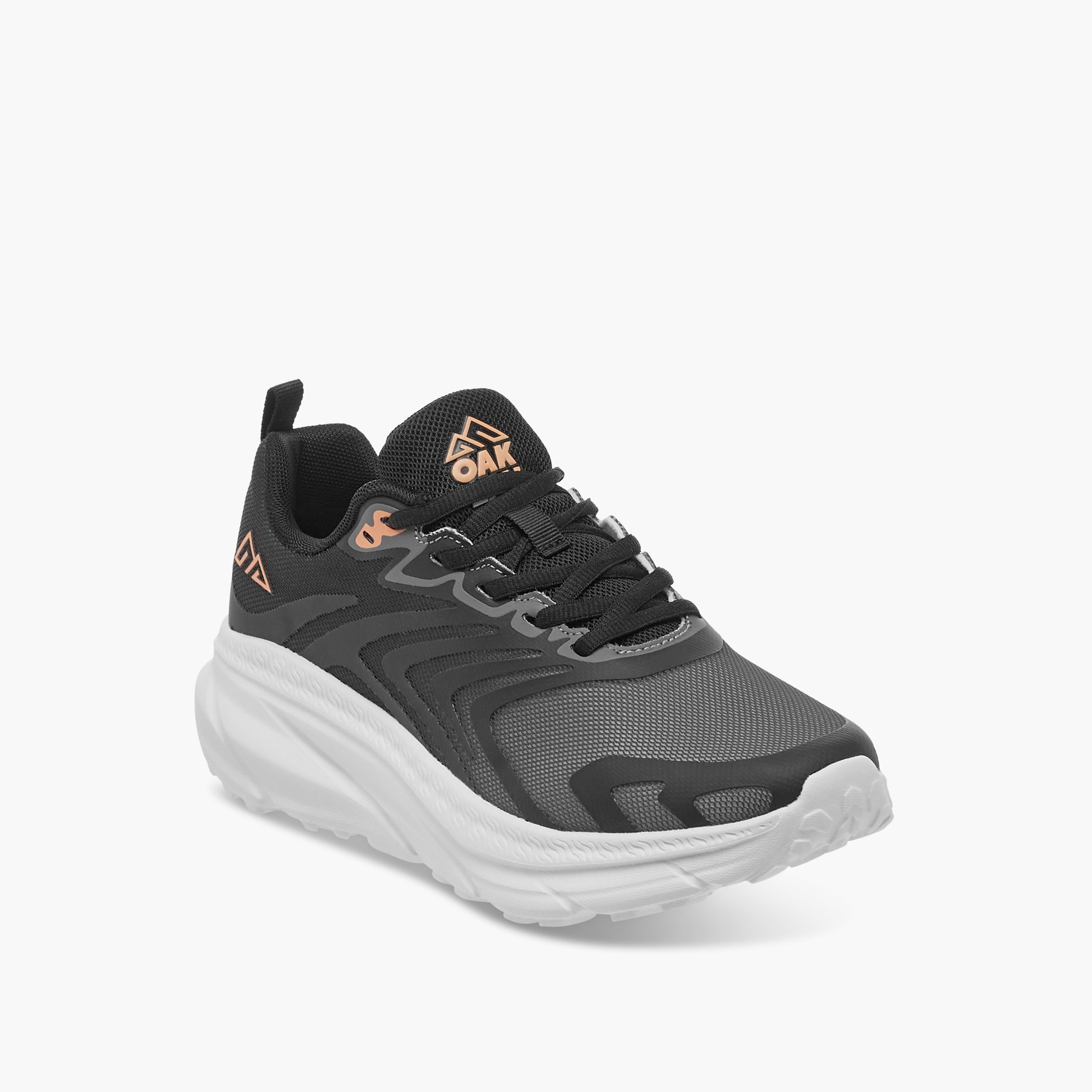 حذاء رياضي برباط إغلاق وتفاصيل ألسنة سحب أوكلان من شو إكسبريس-women-shoes-sneakers-image-2