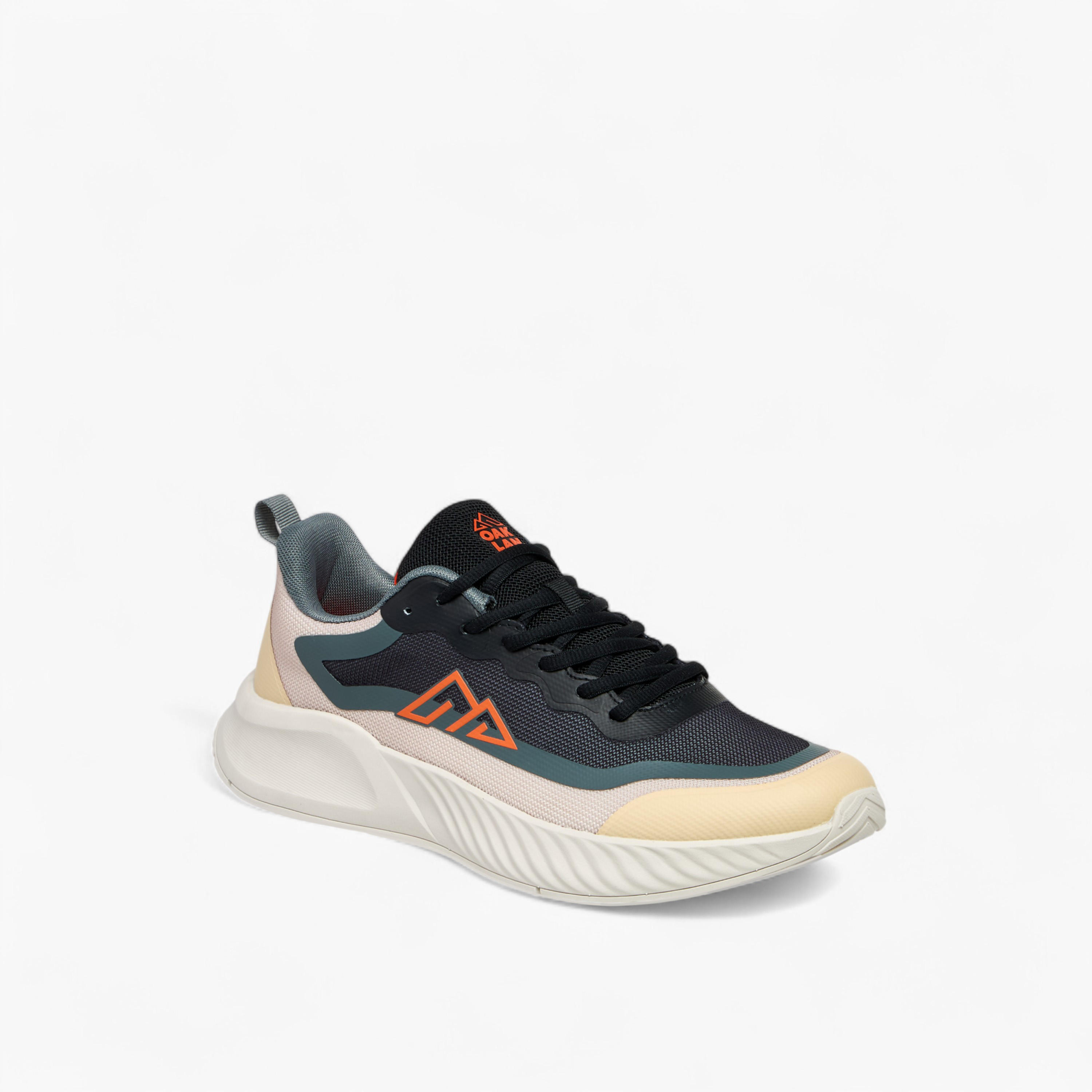 Oaklan by Shoexpress Panelled Lace-Up Sports Shoes with Pull Tab-sports-men-shoes-image-2