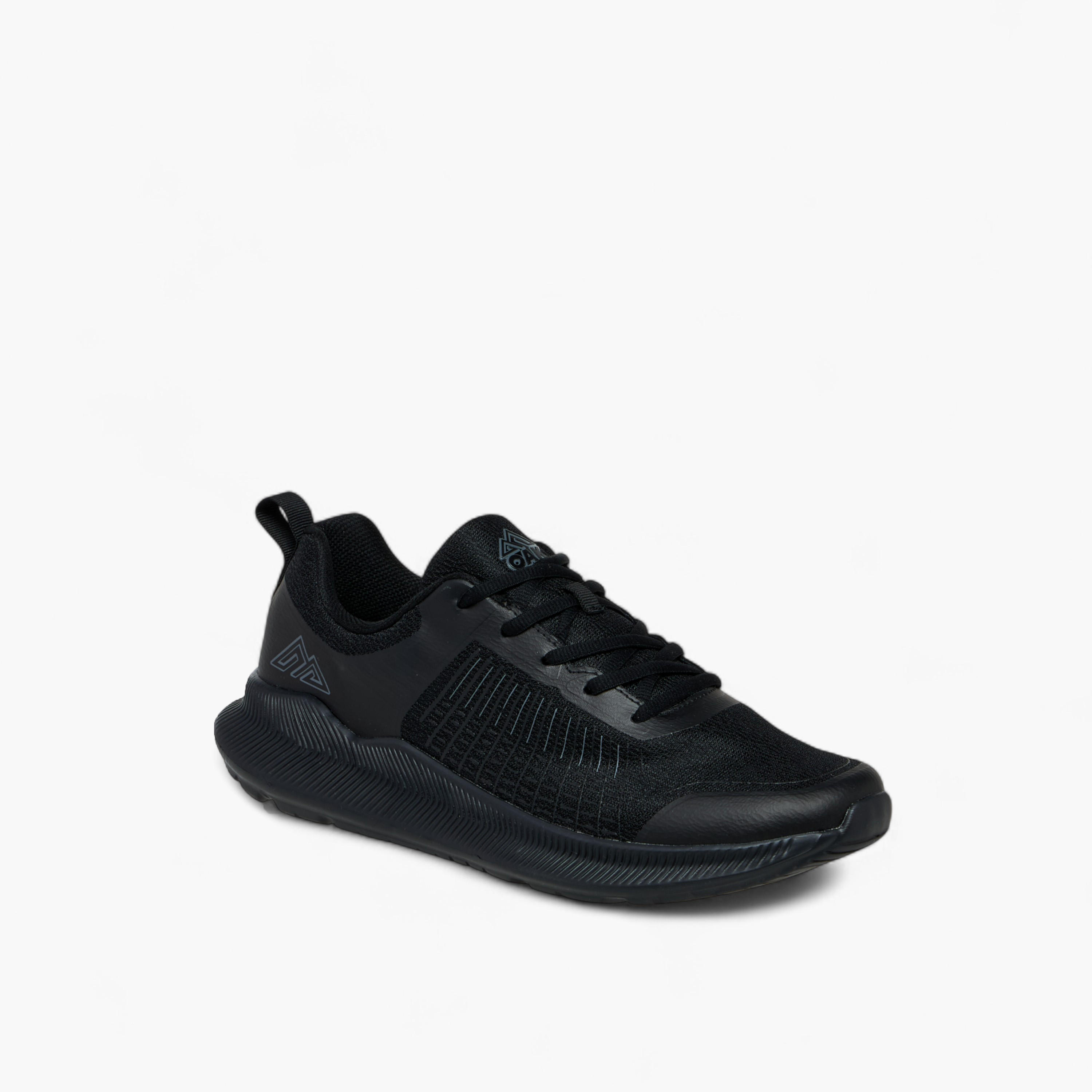 Oaklan by Shoexpress Panelled Lace-Up Sports Shoes with Pull Tab-sports-men-shoes-image-2
