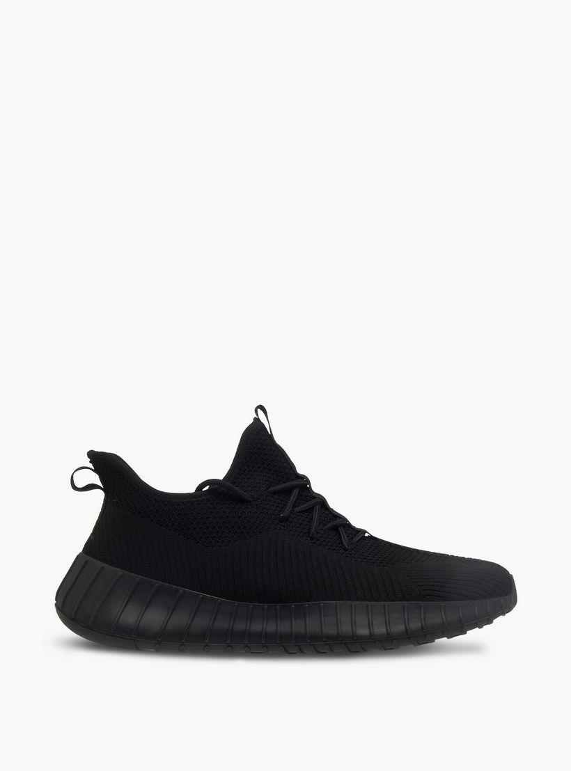 Oaklan by Shoexpress Mesh Lace-Up Sneakers with Pull Tabs-men-shoes-sneakers-image-3