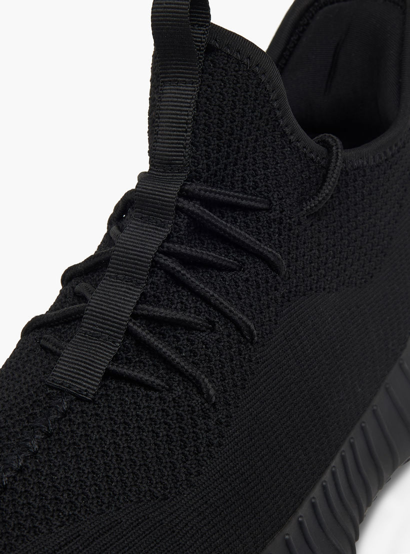 Oaklan by Shoexpress Mesh Lace-Up Sneakers with Pull Tabs-men-shoes-sneakers-image-4