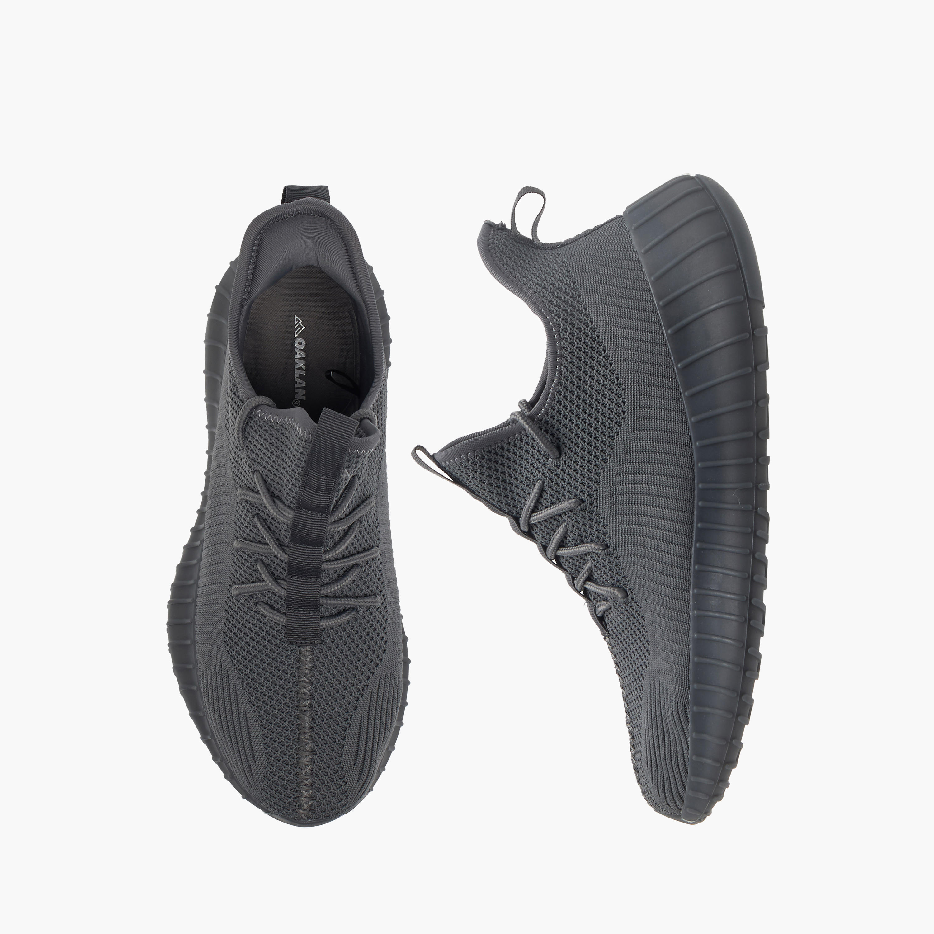Oaklan by Shoexpress Mesh Lace-Up Sneakers with Pull Tabs-men-shoes-sneakers-image-1