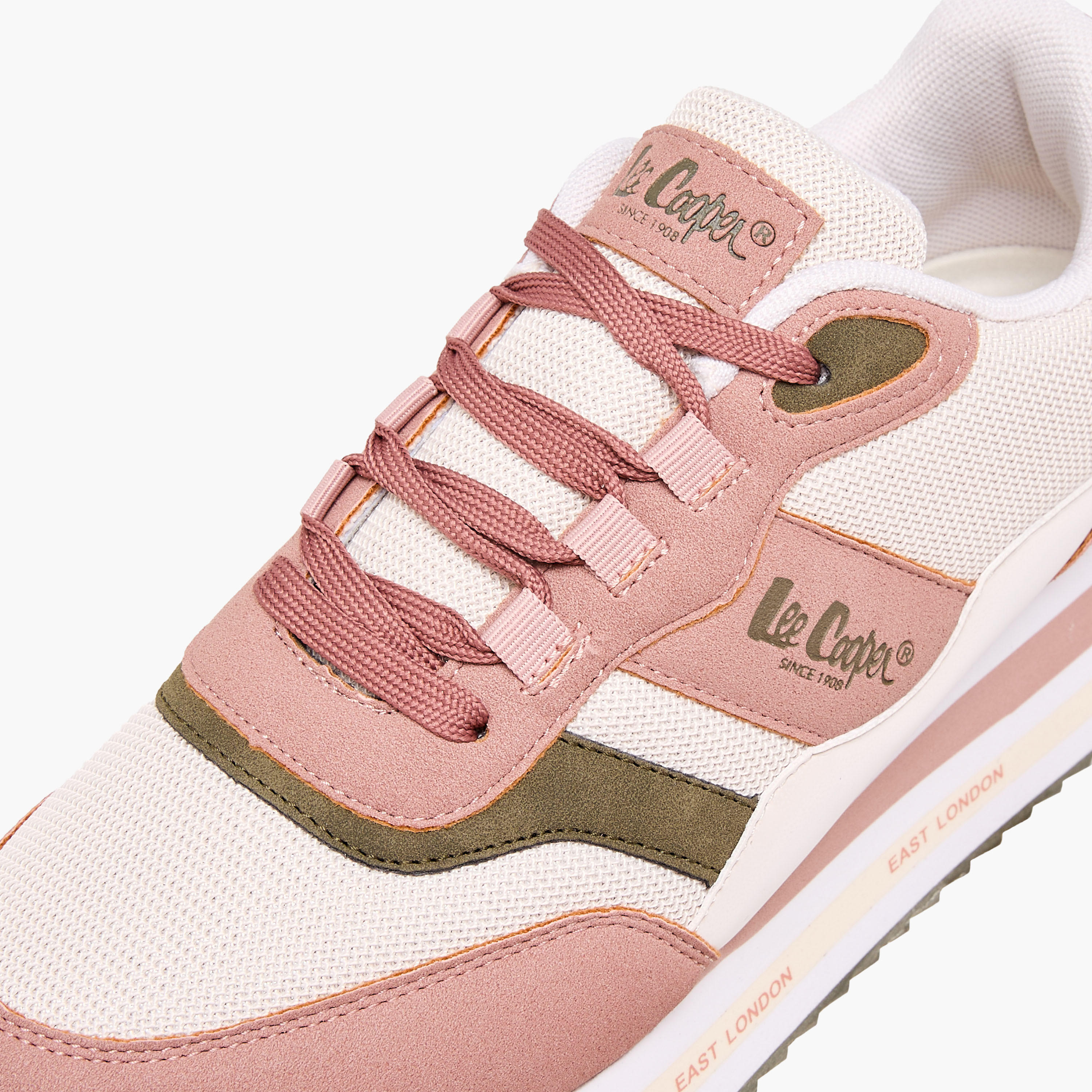 Lee Cooper Women's Logo Print Lace-Up Sneakers-women-shoes-sneakers-image-4