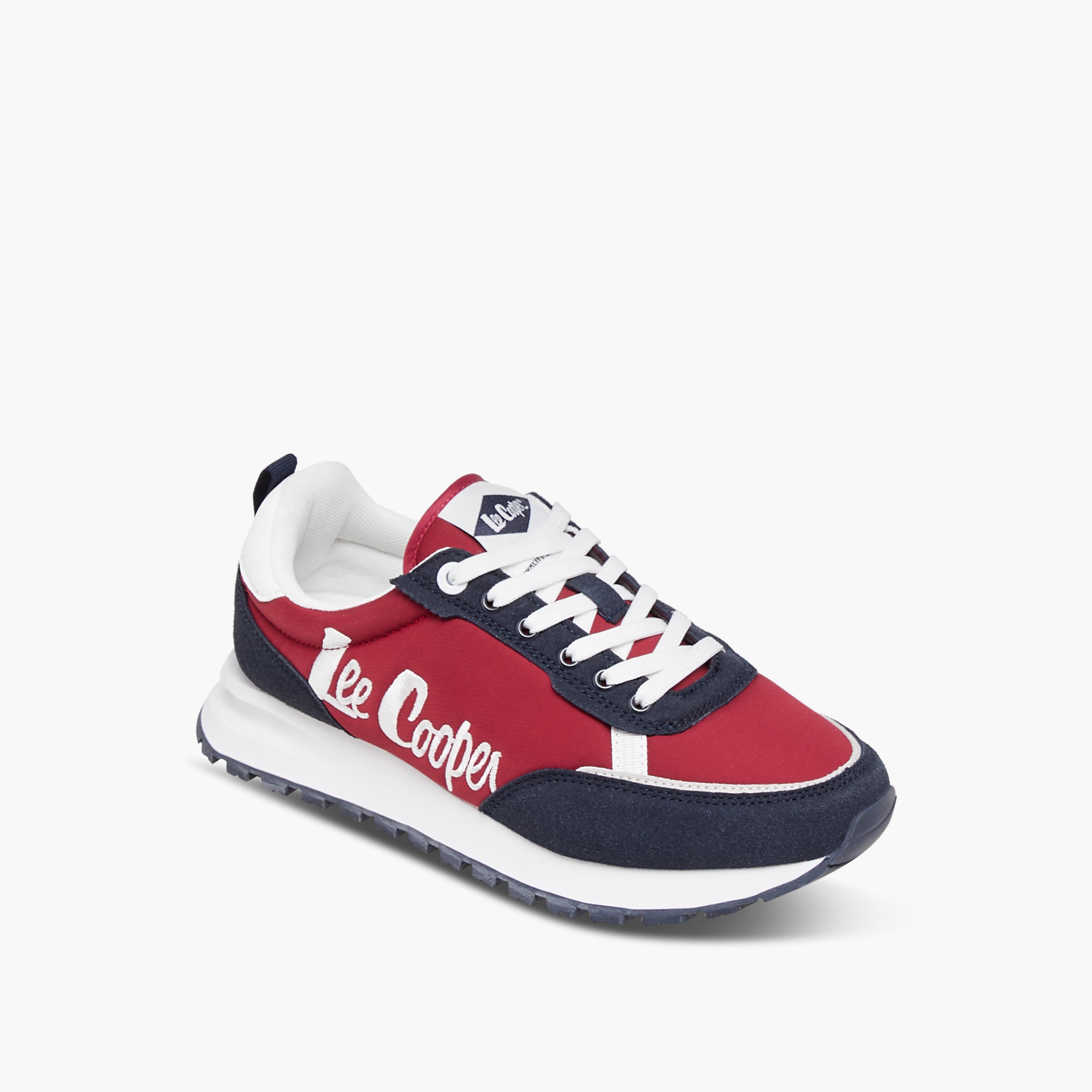 Lee Cooper Women's Logo Detail Lace-Up Sneakers-women-shoes-sneakers-image-2