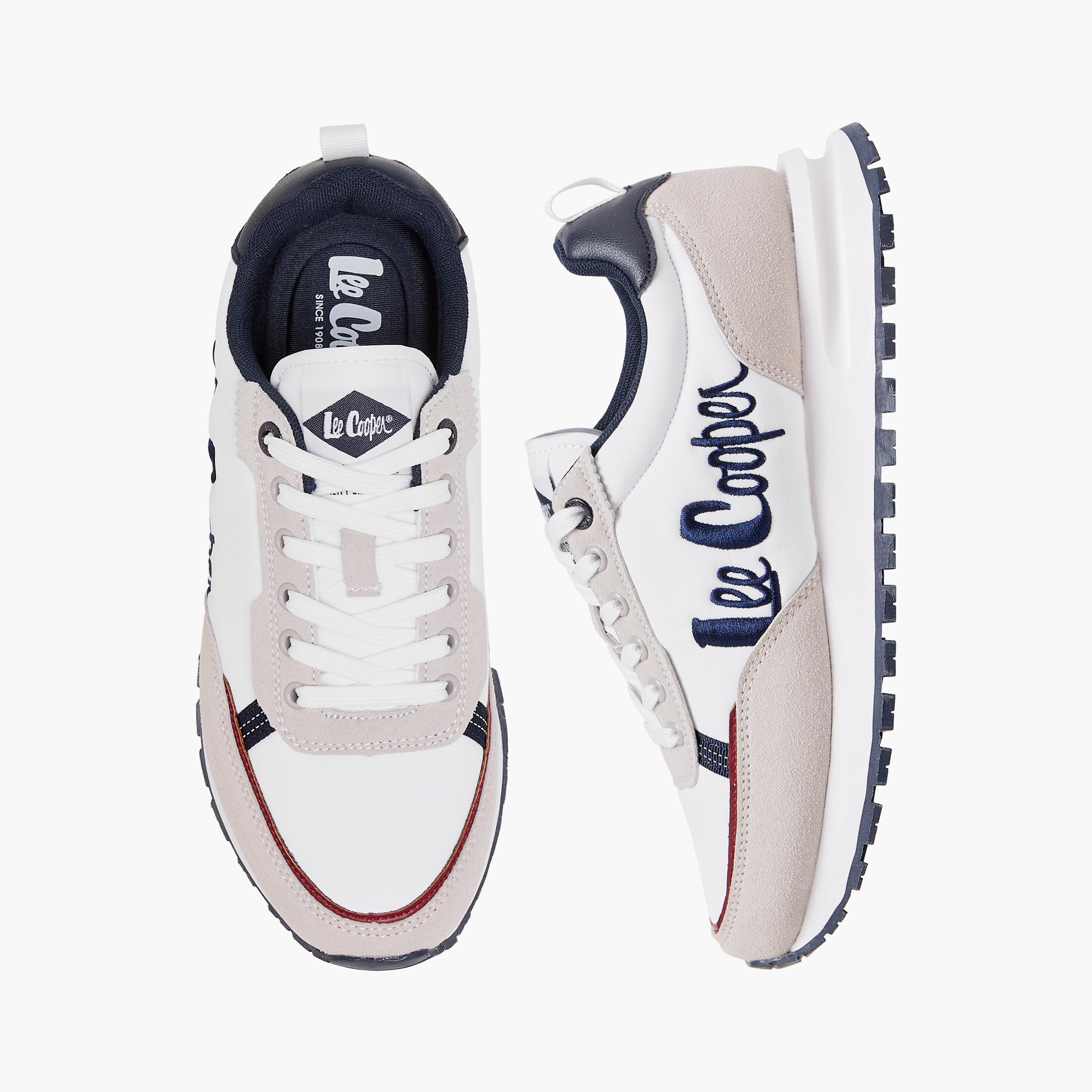 حذاء سنيكرز برباط إغلاق وشعار للنساء من لي كوبر-women-shoes-sneakers-image-1