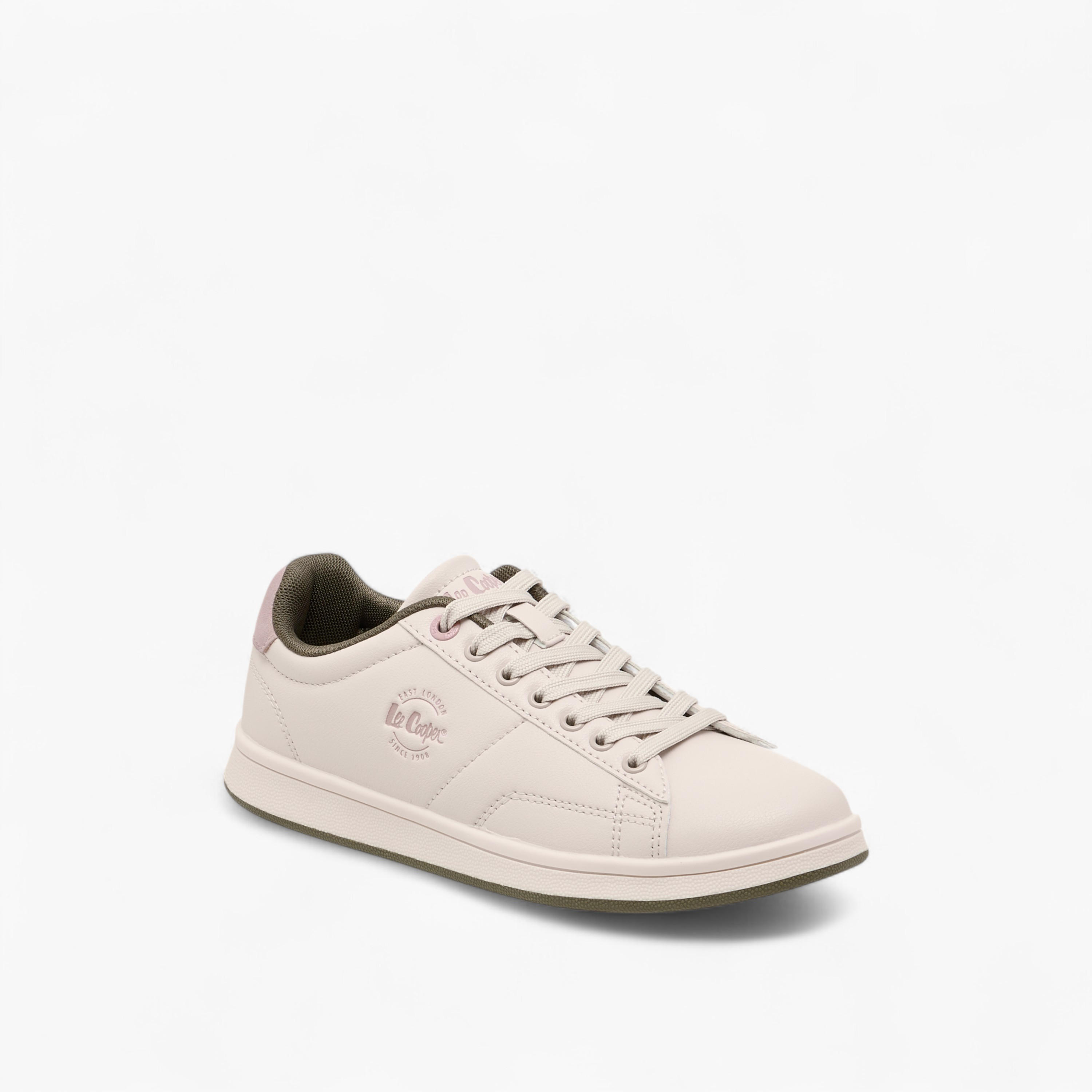 Lee Cooper Women's Logo Print Lace-Up Sneakers-women-shoes-sneakers-image-2