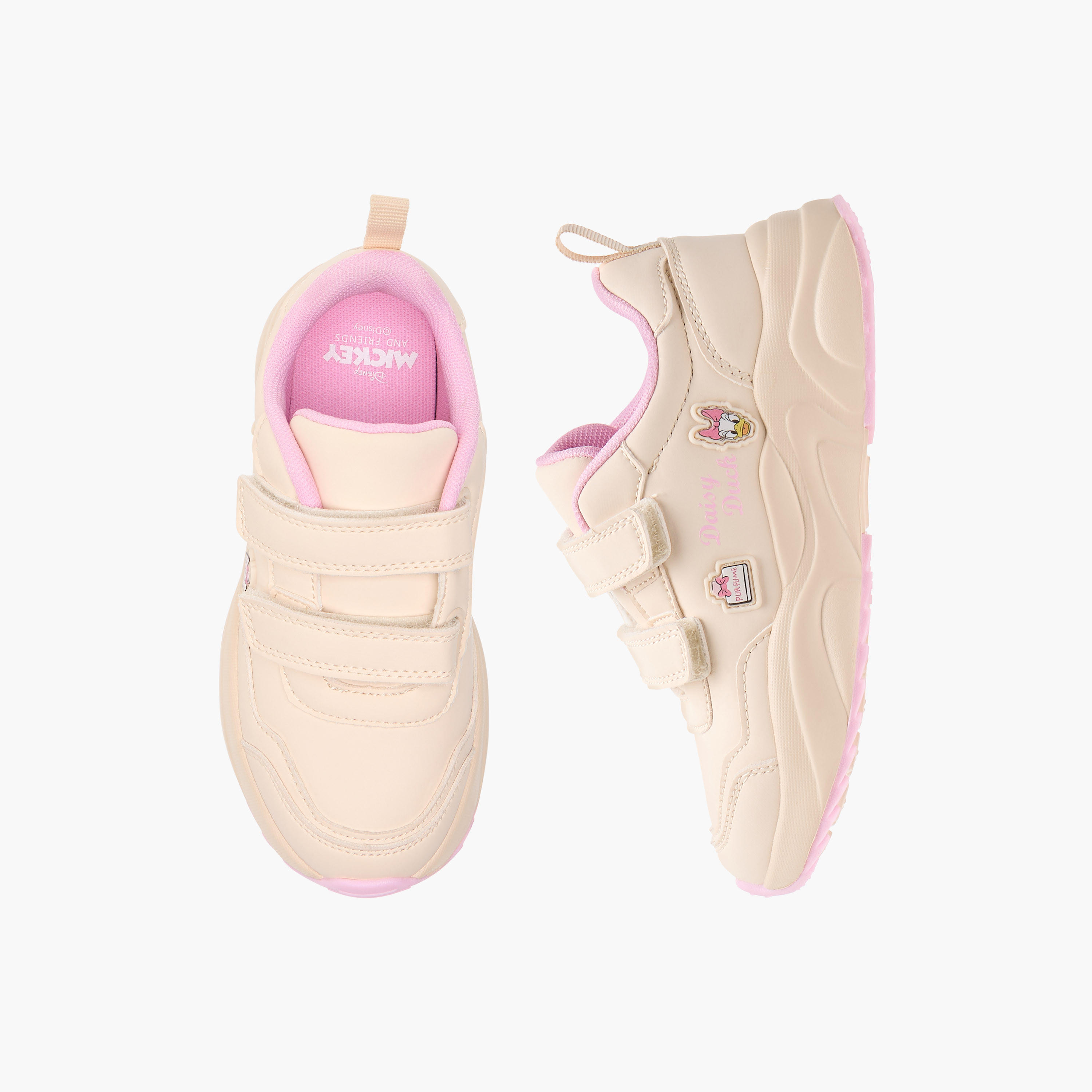 Disney Daisy Duck Applique Sneakers with Hook and Loop Closure-girls-shoes-sneakers-image-1