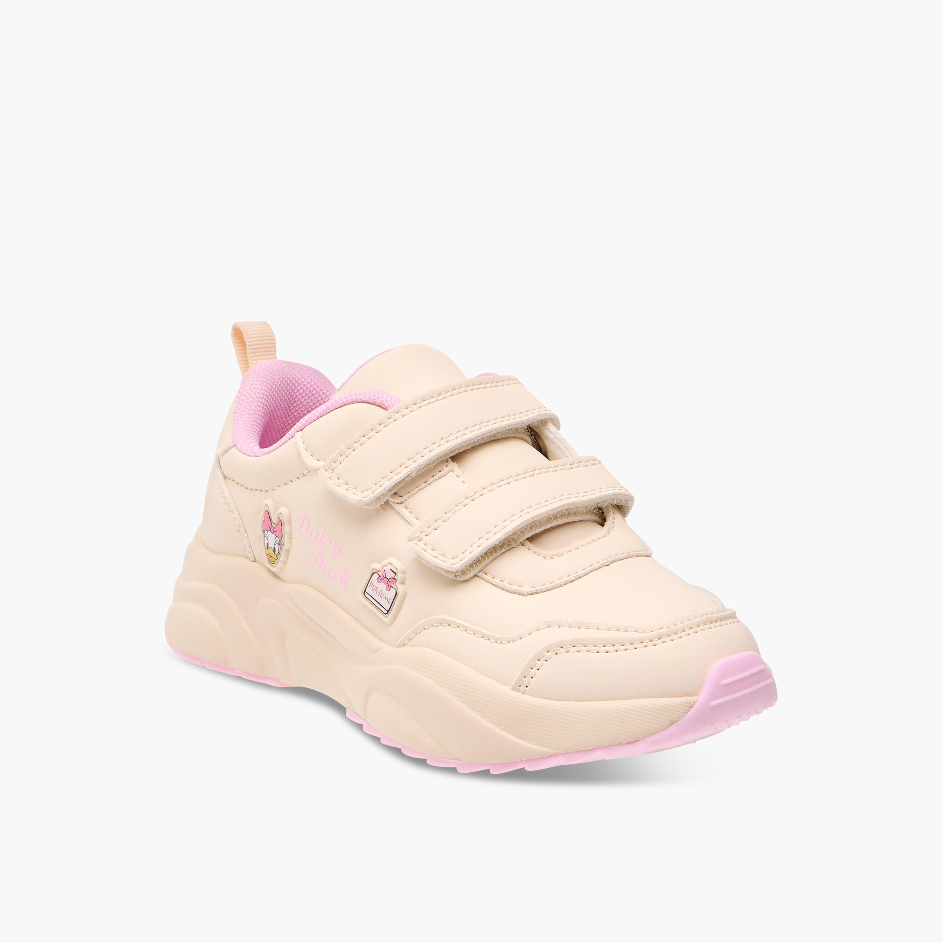Disney Daisy Duck Applique Sneakers with Hook and Loop Closure-girls-shoes-sneakers-image-2