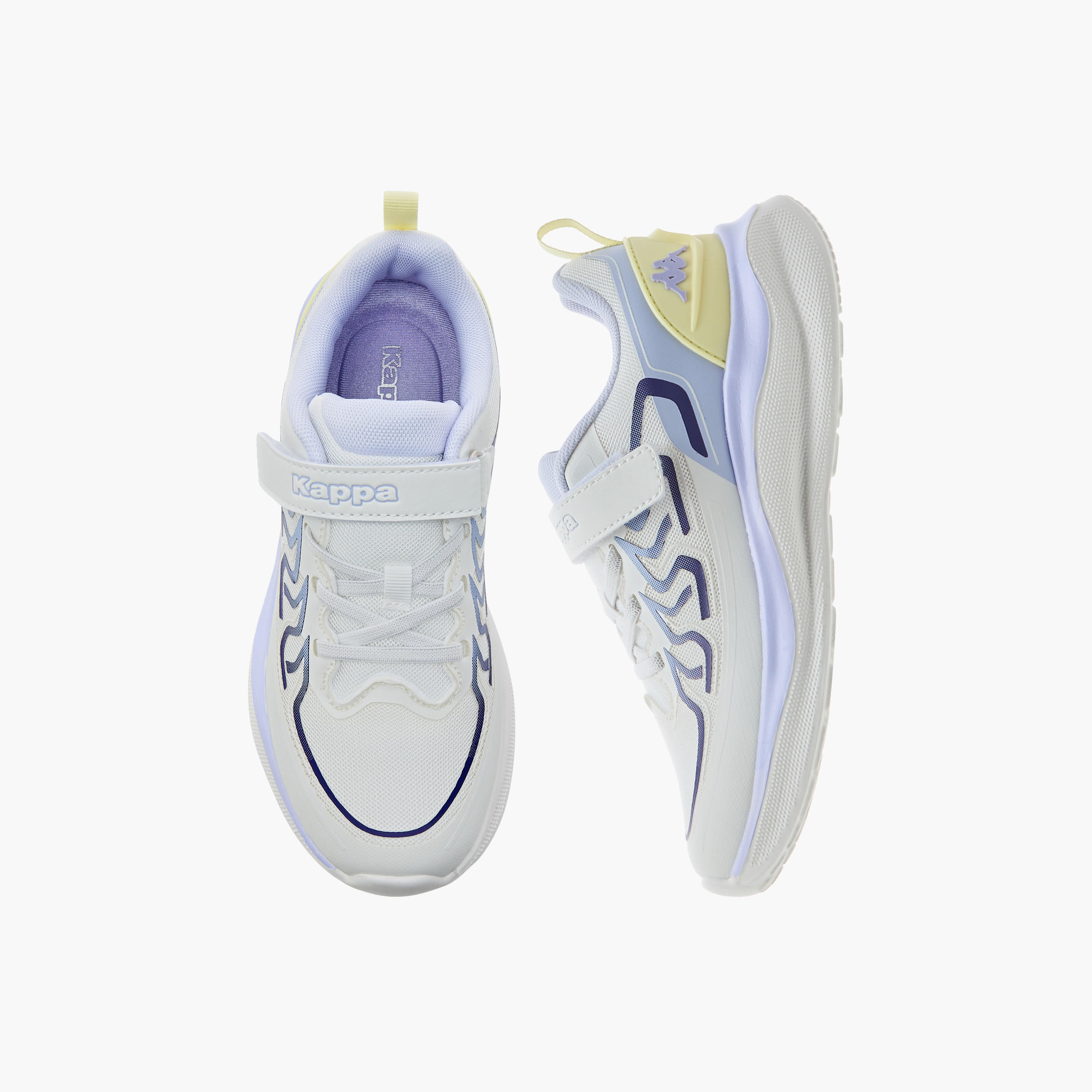 Kappa Girls Hook & Loop Cushioned Sole Walking Shoes-girls-shoes-sports-image-1
