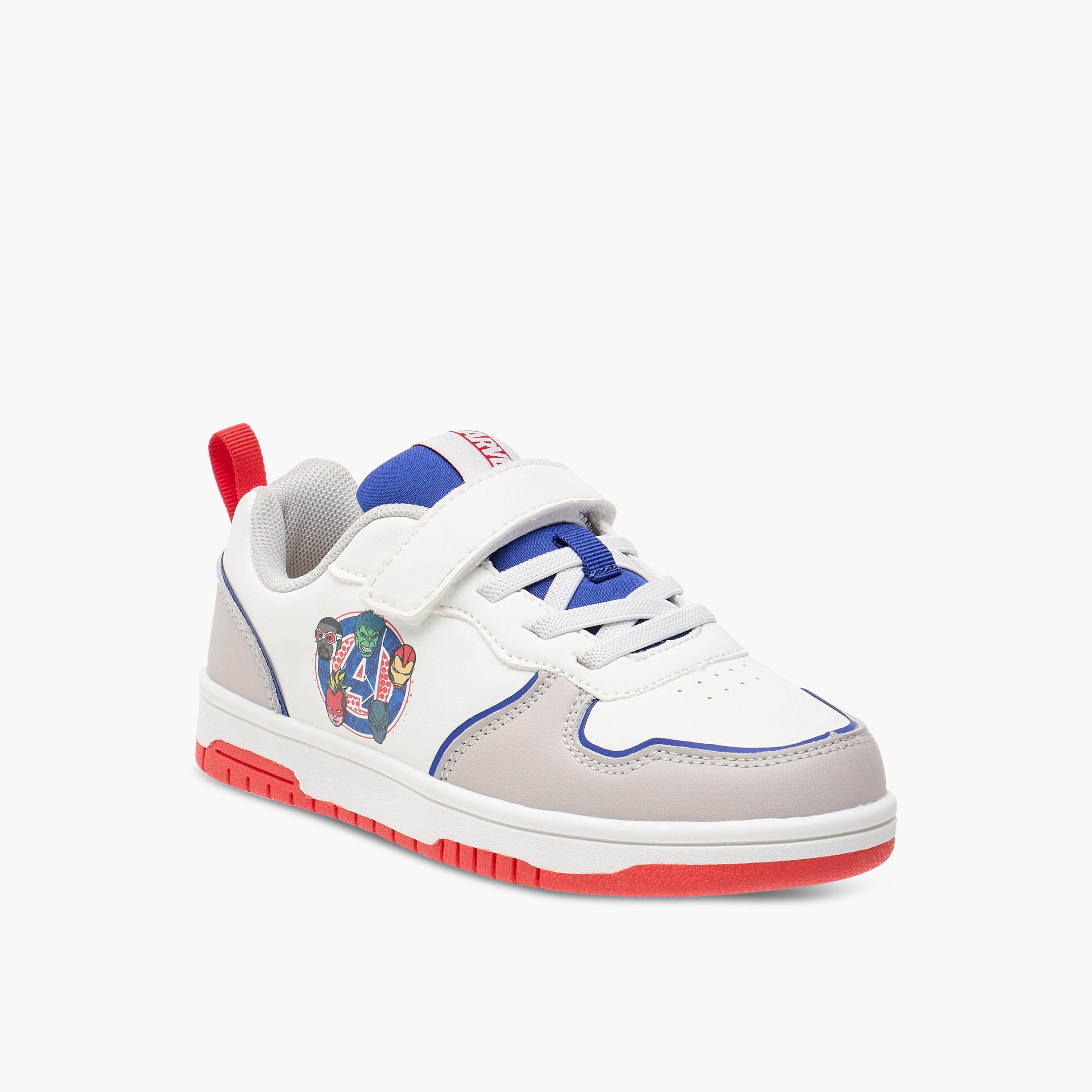 حذاء سنيكرز بشريط إغلاق لاصق وطبعات أفينجرز-boys-shoes-sneakers-image-2