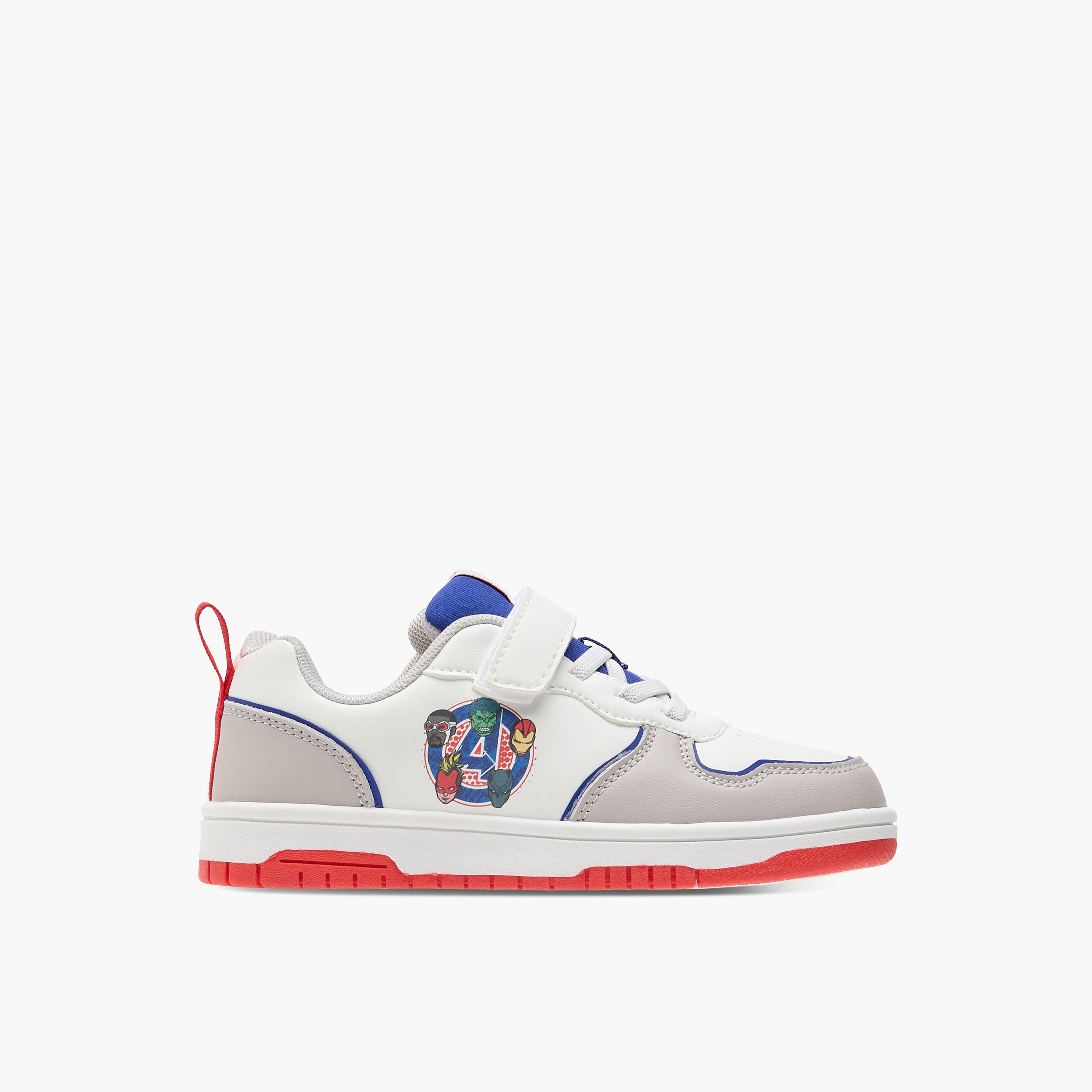حذاء سنيكرز بشريط إغلاق لاصق وطبعات أفينجرز-boys-shoes-sneakers-image-3