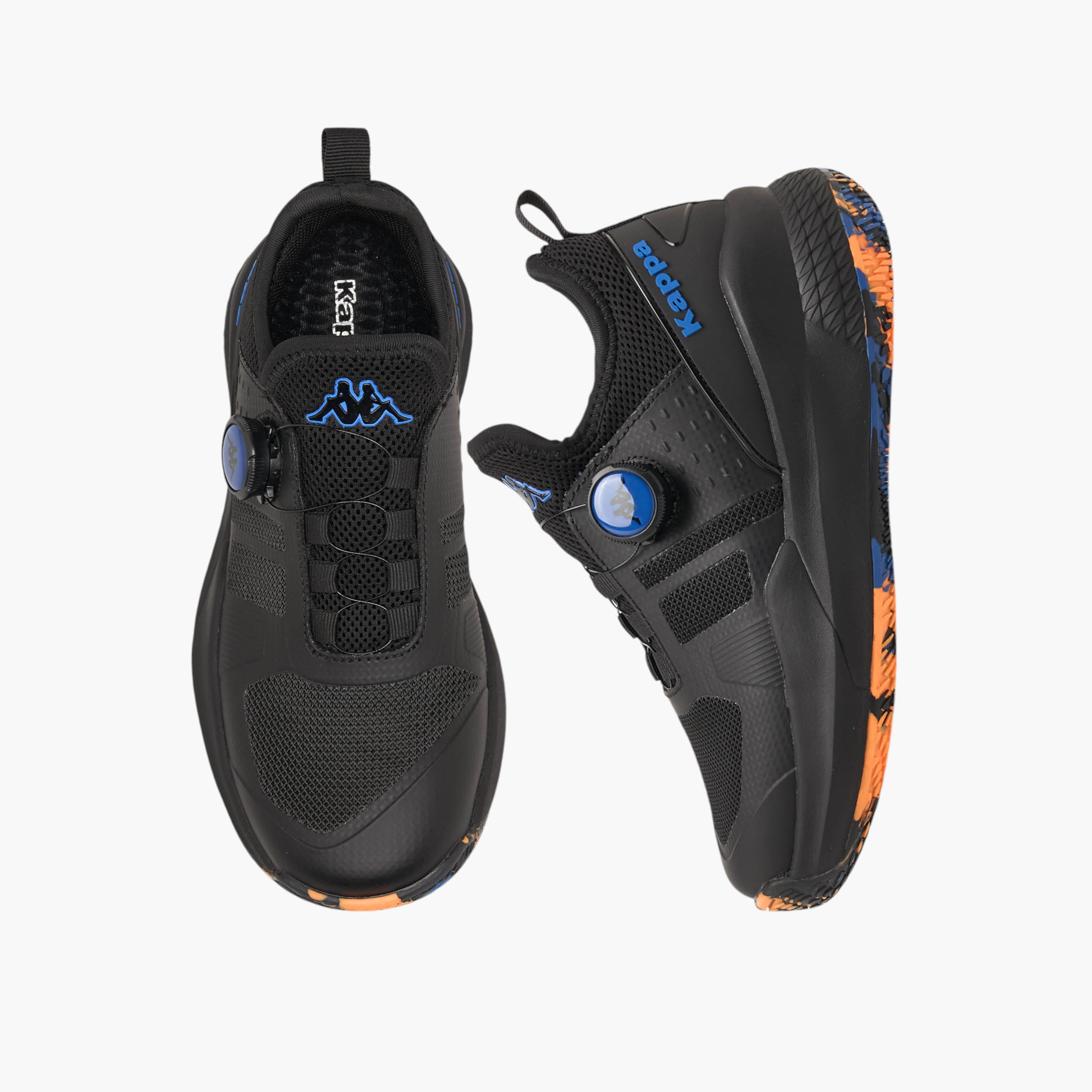 Kappa Kids' Colourblock Sports Shoes with Rotating Buckle-boys-shoes-sneakers-image-1