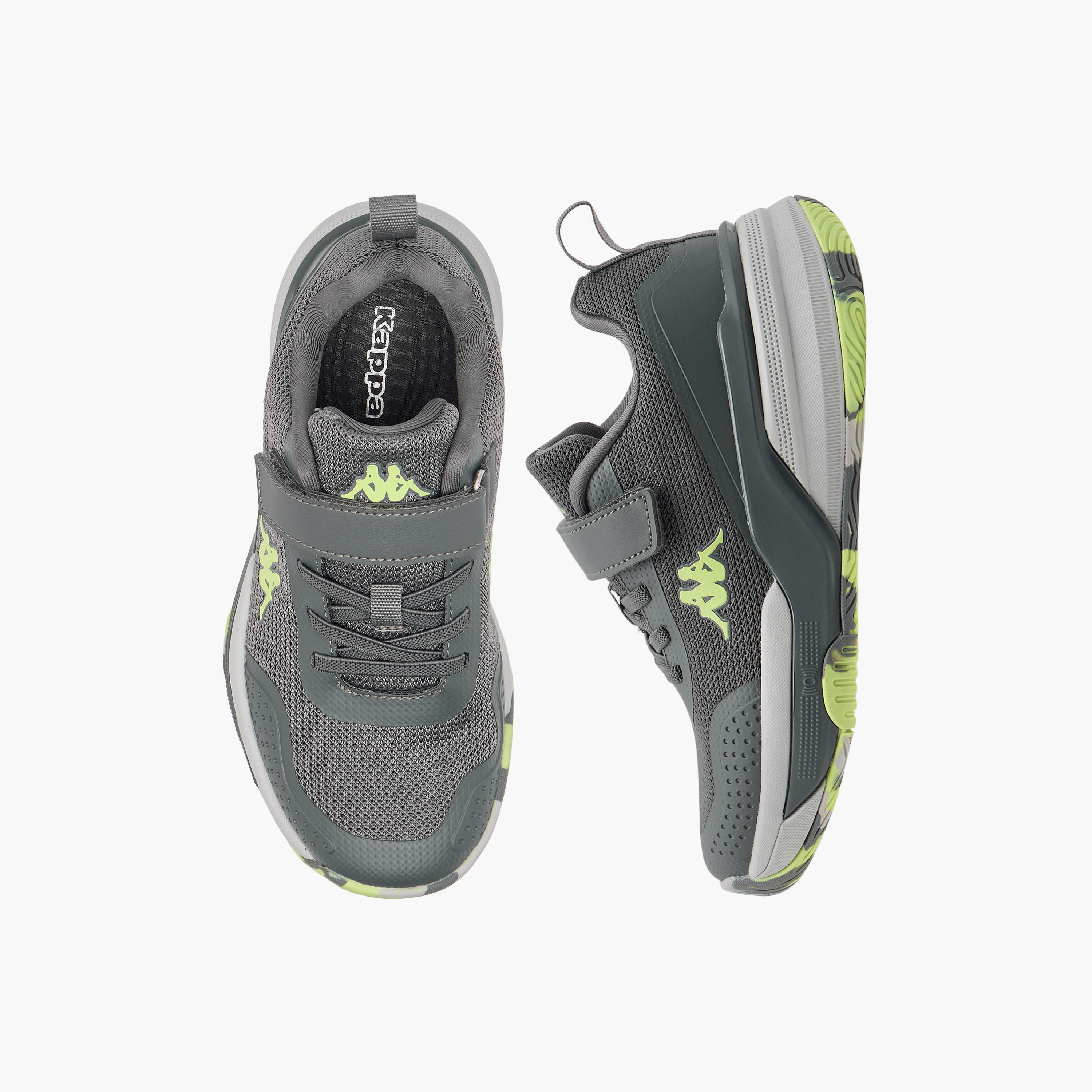 Kappa Boys Hook & Loop Breathable Padel Shoes-boys-shoes-sports-image-1