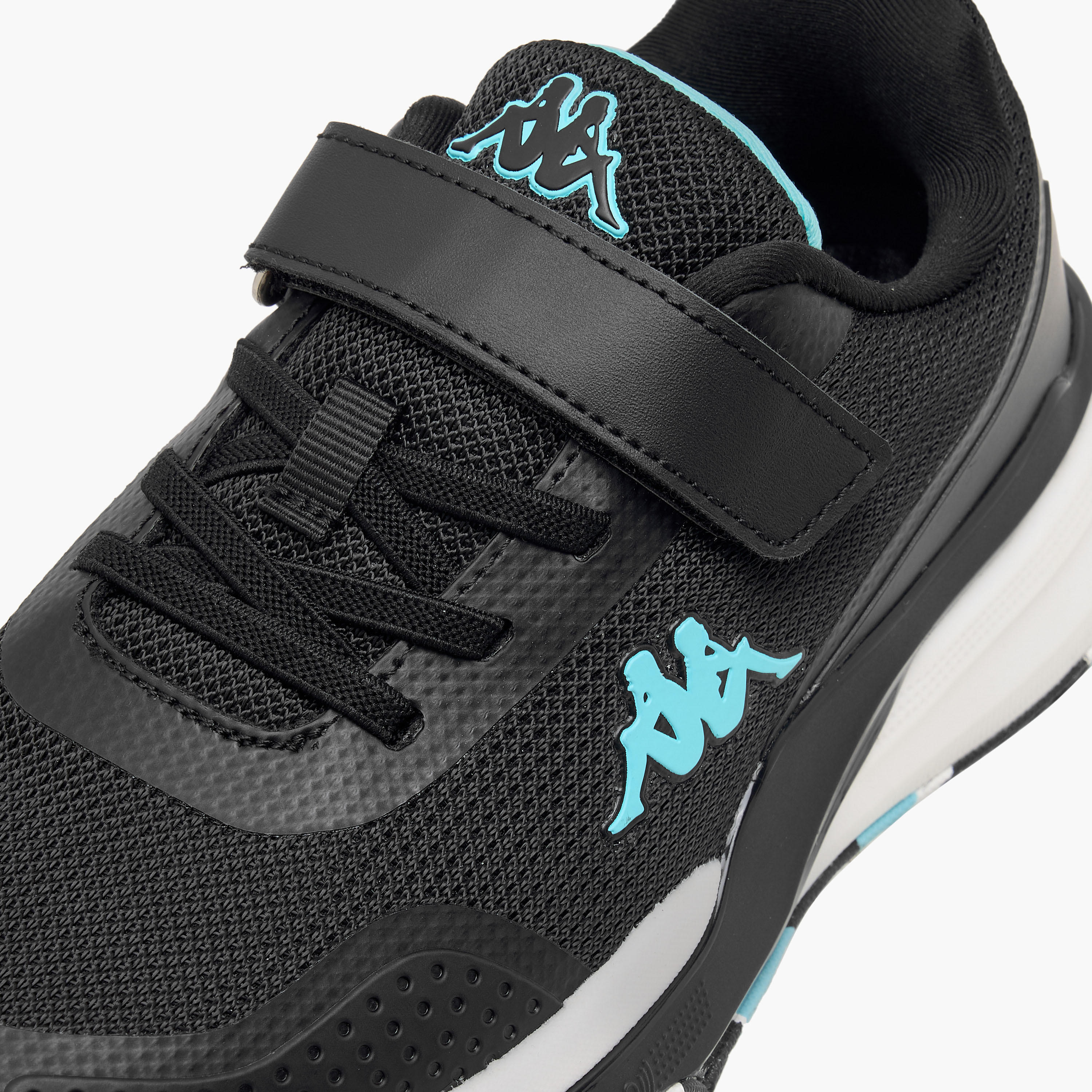 Kappa Girls Logo Print Hook & Loop Padel Shoes-girls-shoes-sports-image-4