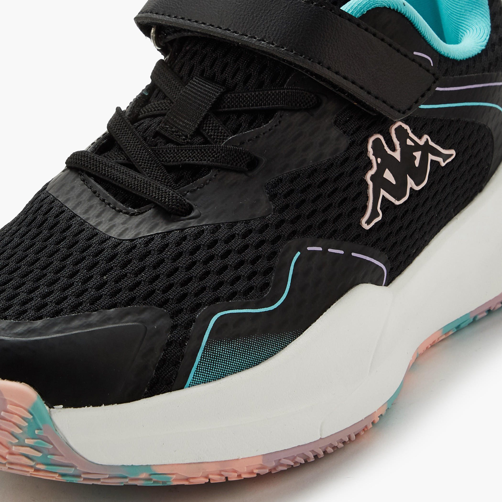 Kappa Girls Hook & Loop Sports Shoes-girls-shoes-sports-image-4