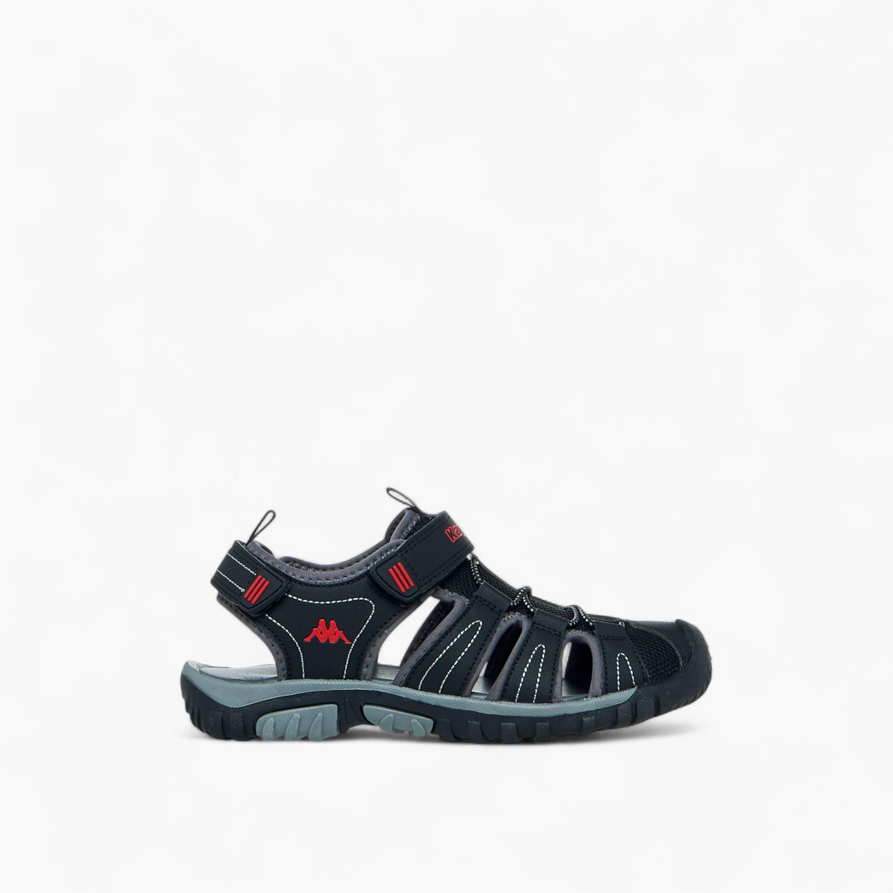 Kappa Boys' Panelled Sandals with Hook and Loop Closure-boys-shoes-sports-image-2