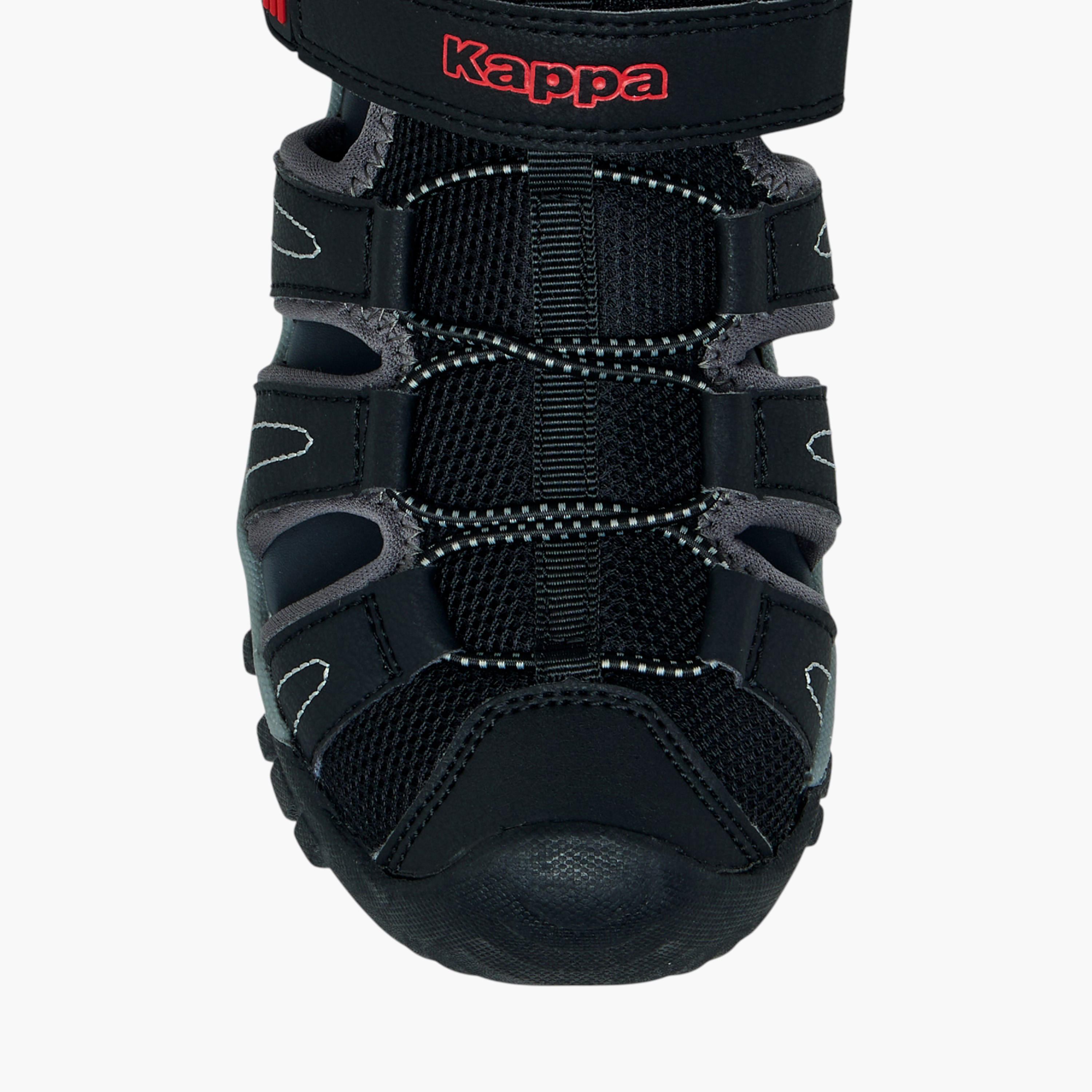 Kappa Boys' Panelled Sandals with Hook and Loop Closure-boys-shoes-sports-image-3