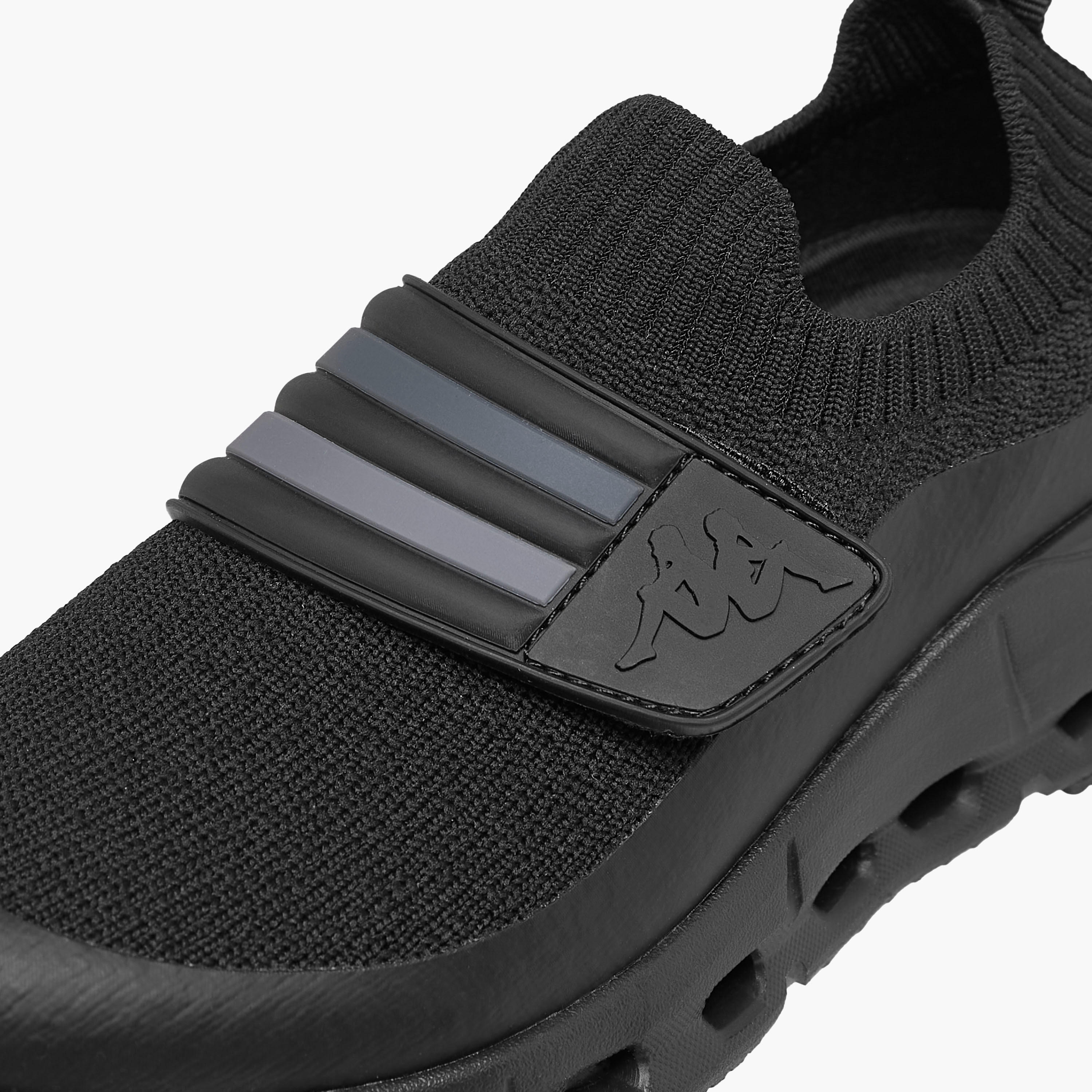 Kappa Girls Logo Detail Slip-On Walking Shoes-girls-shoes-sports-image-4