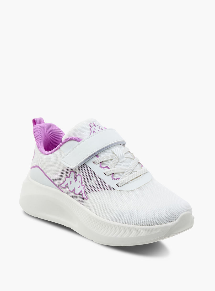 Kappa Girls Logo Detail Hook & Loop Walking Shoes-girls-shoes-sneakers-image-2