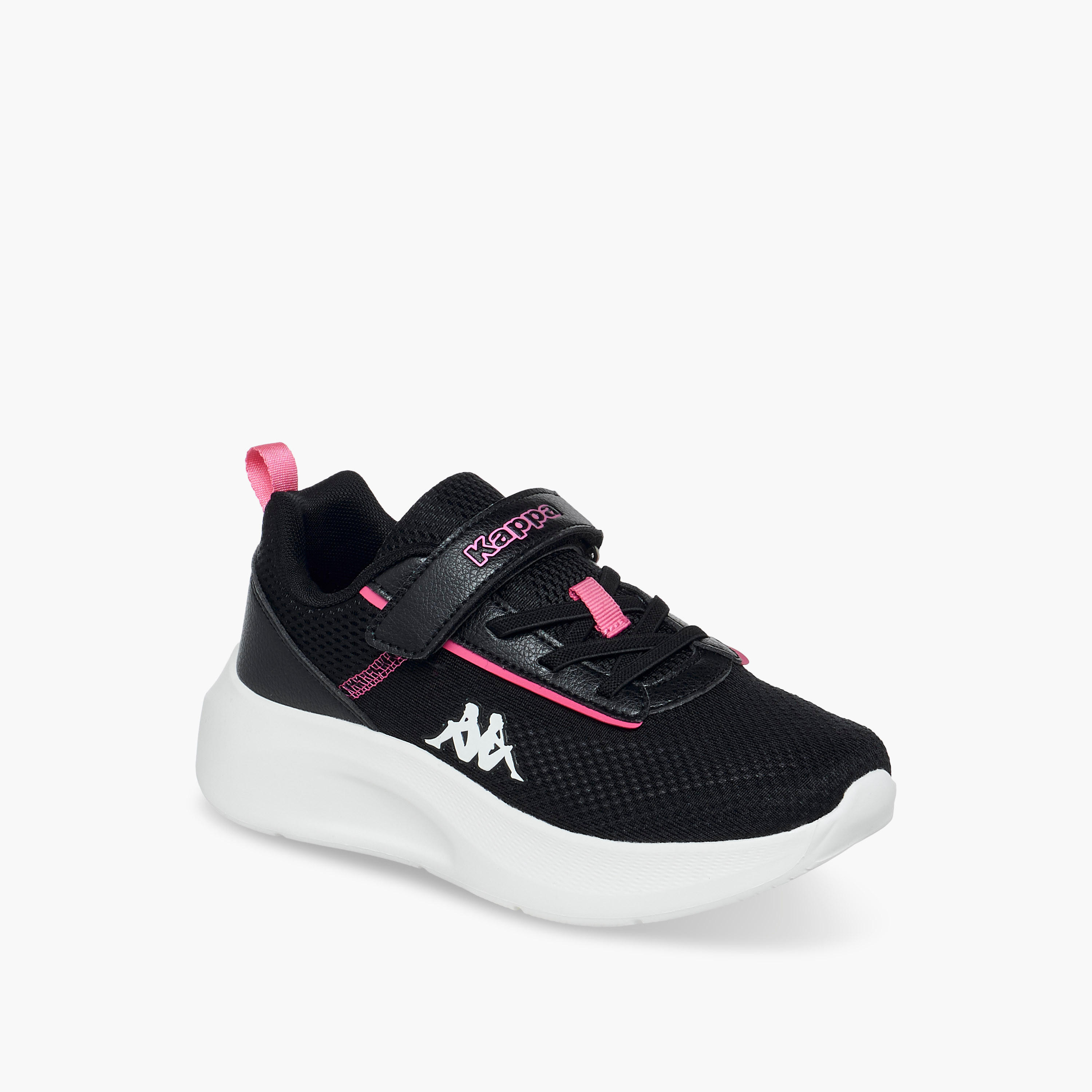 Kappa Girls Panelled Hook & Loop Breathable Walking Shoes-girls-shoes-sports-image-2