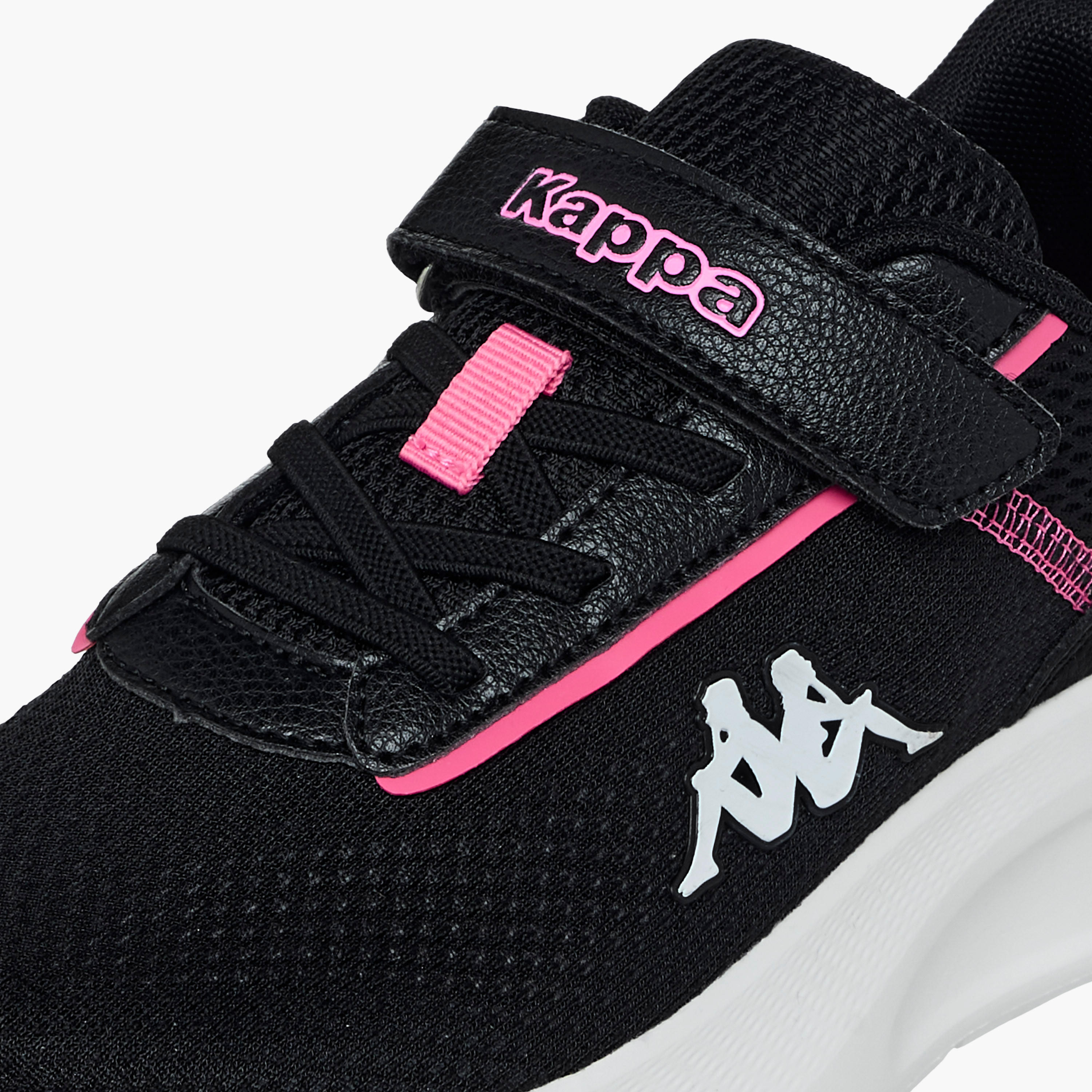 Kappa Girls Panelled Hook & Loop Breathable Walking Shoes-girls-shoes-sports-image-4