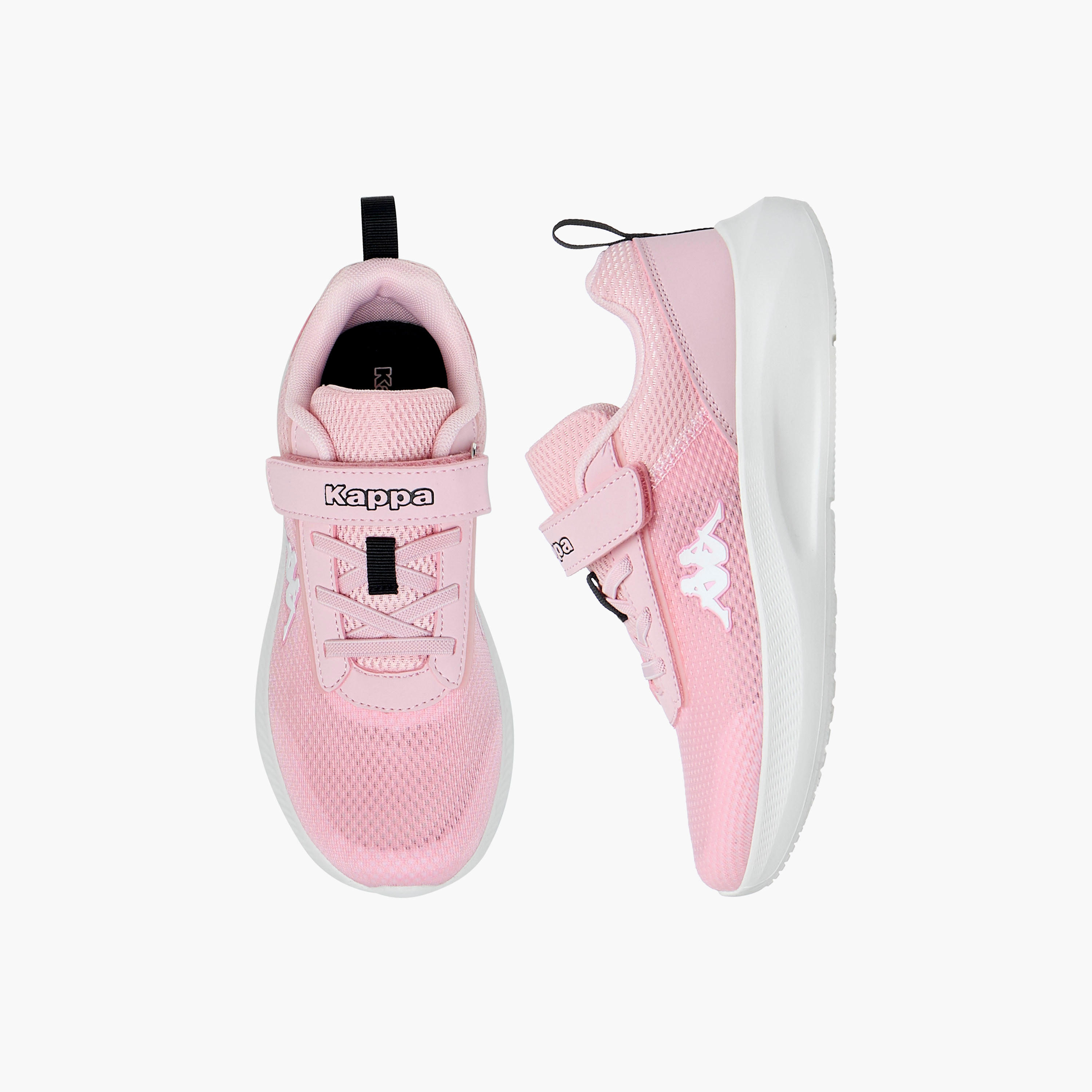 Kappa Girls Panelled Hook & Loop Breathable Walking Shoes-girls-shoes-sports-image-1