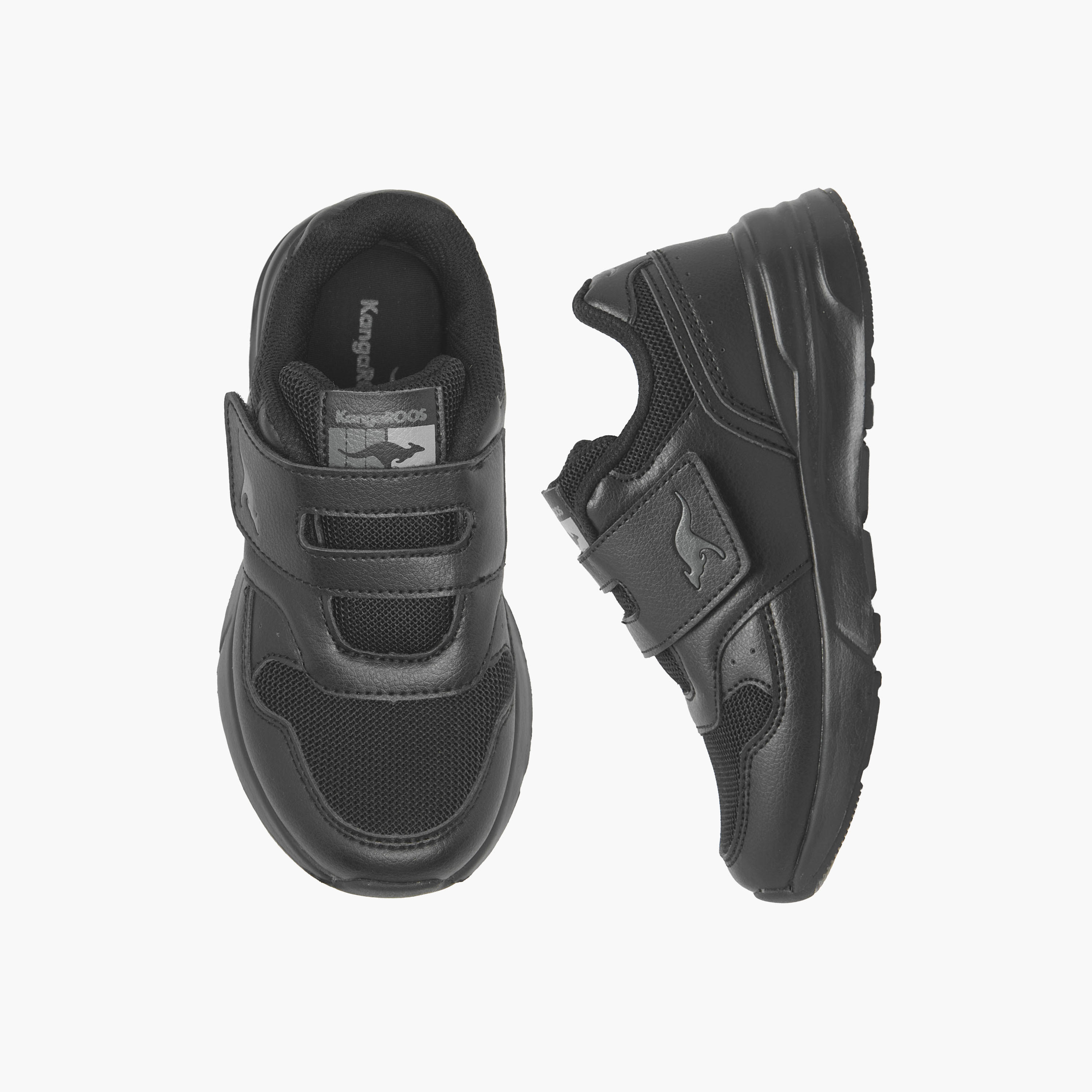 حذاء مدرسي بشريط إغلاق لاصق للأطفال من كانجاروز-boys-shoes-schoolshoes-image-1