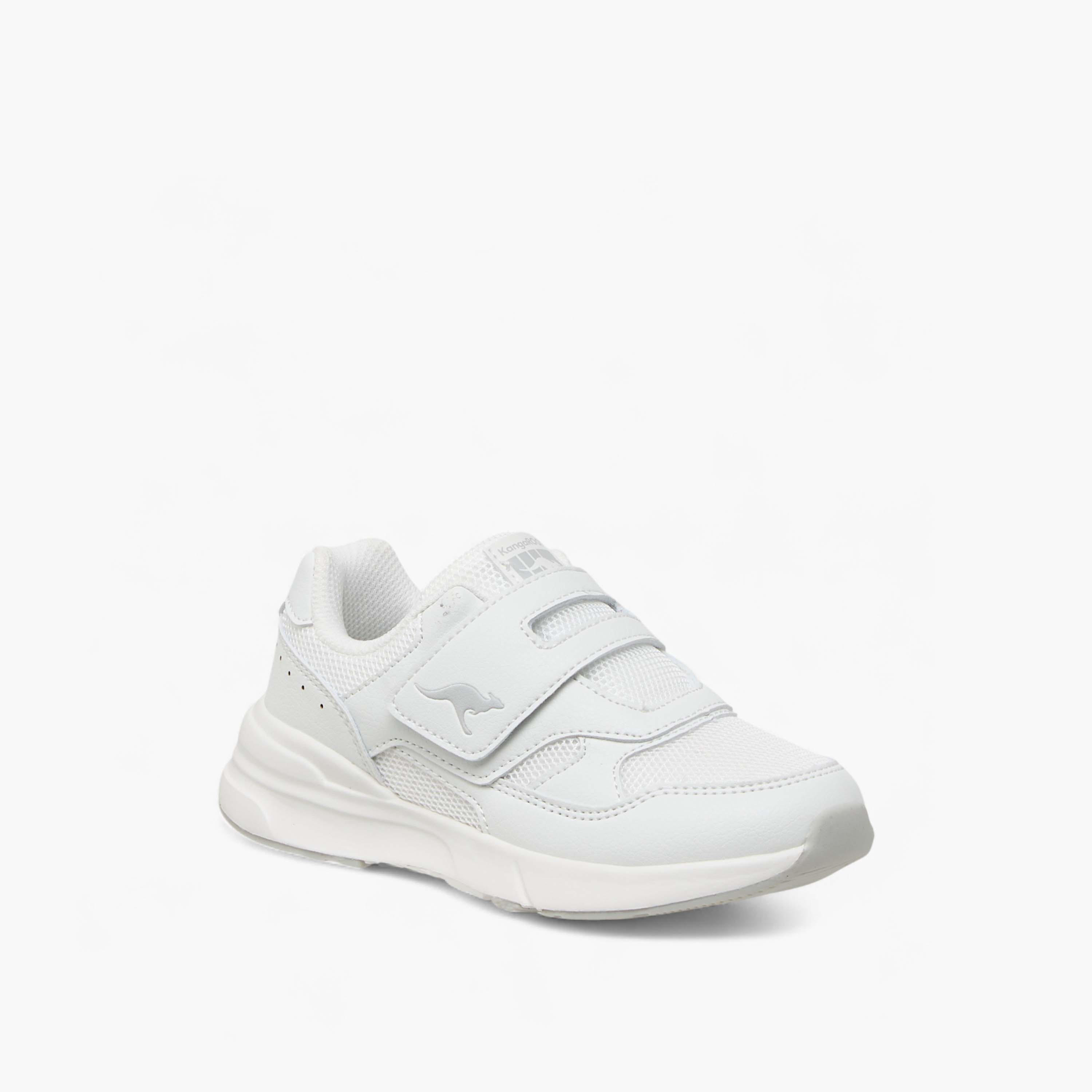 KangaROOS Kids' Panelled School Shoes with Hook and Loop Closure-girls-shoes-sports-image-2