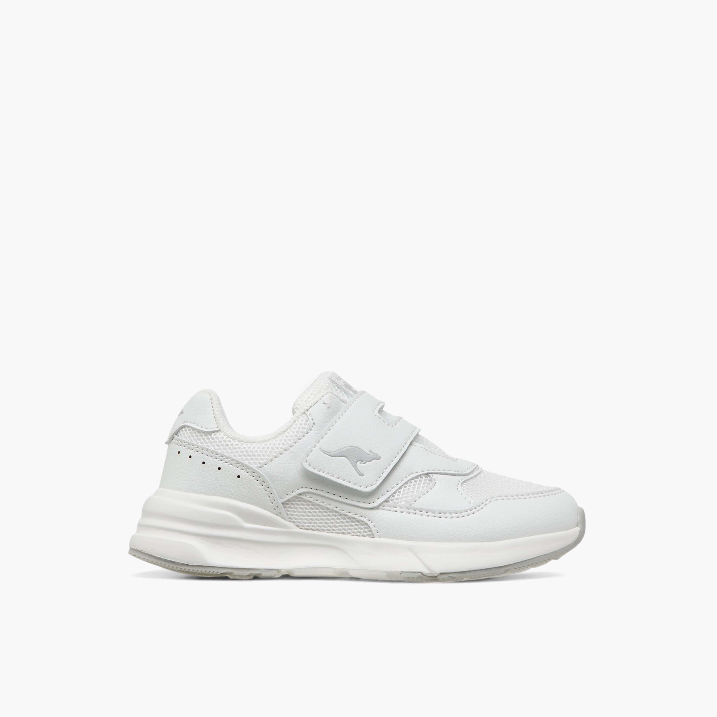 KangaROOS Kids' Panelled School Shoes with Hook and Loop Closure-girls-shoes-sports-image-3