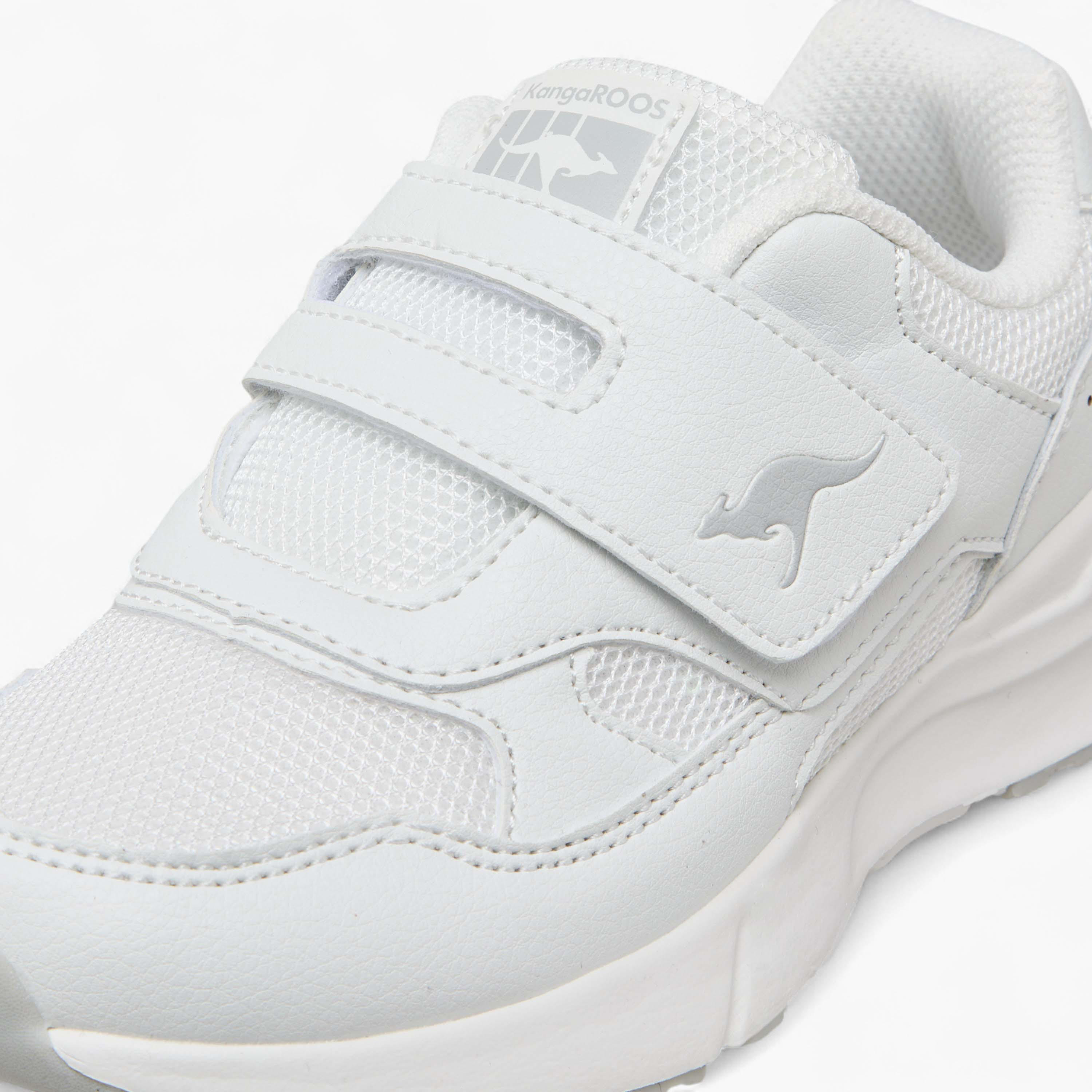 KangaROOS Kids' Panelled School Shoes with Hook and Loop Closure-girls-shoes-sports-image-4