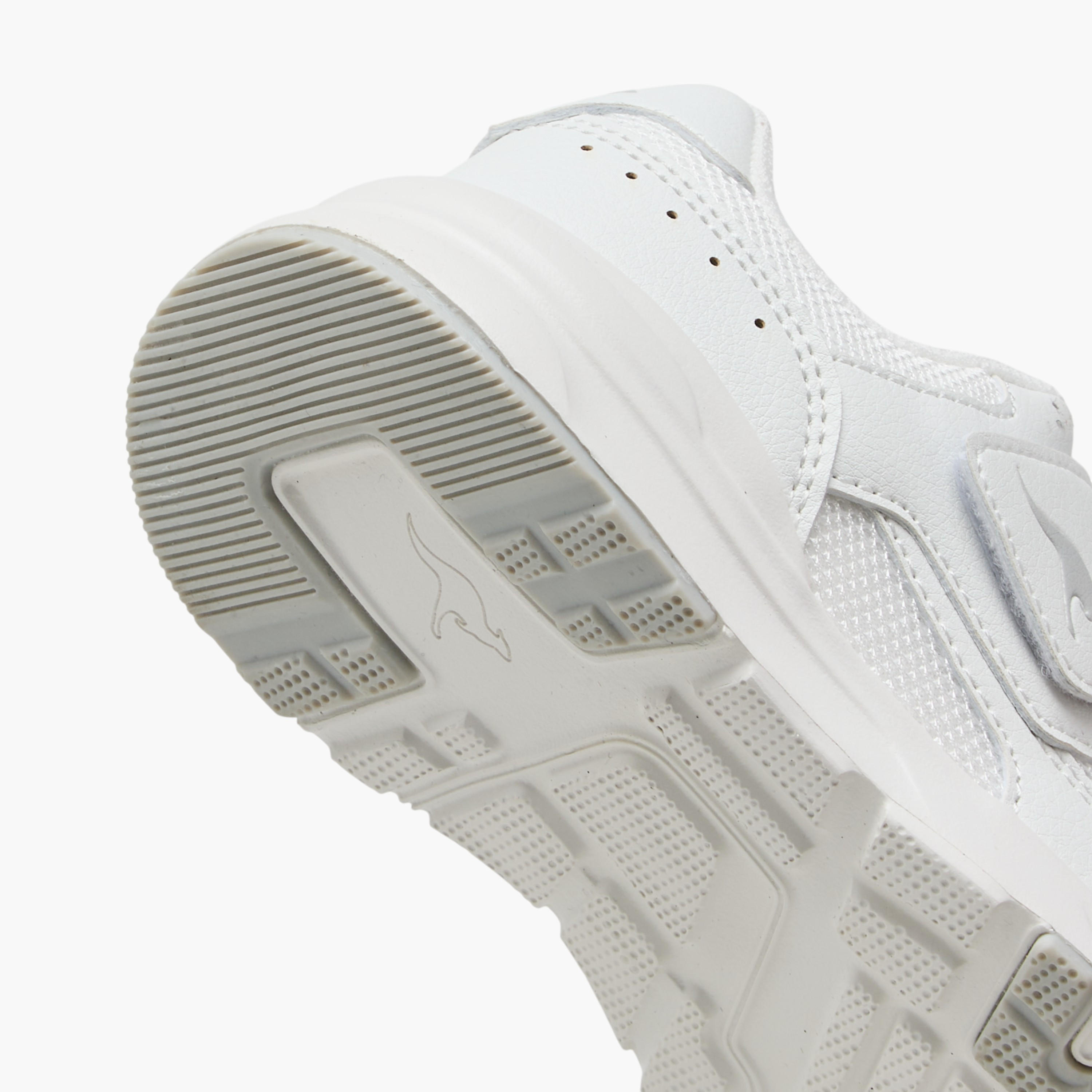 KangaROOS Kids' Panelled School Shoes with Hook and Loop Closure-girls-shoes-sports-image-5