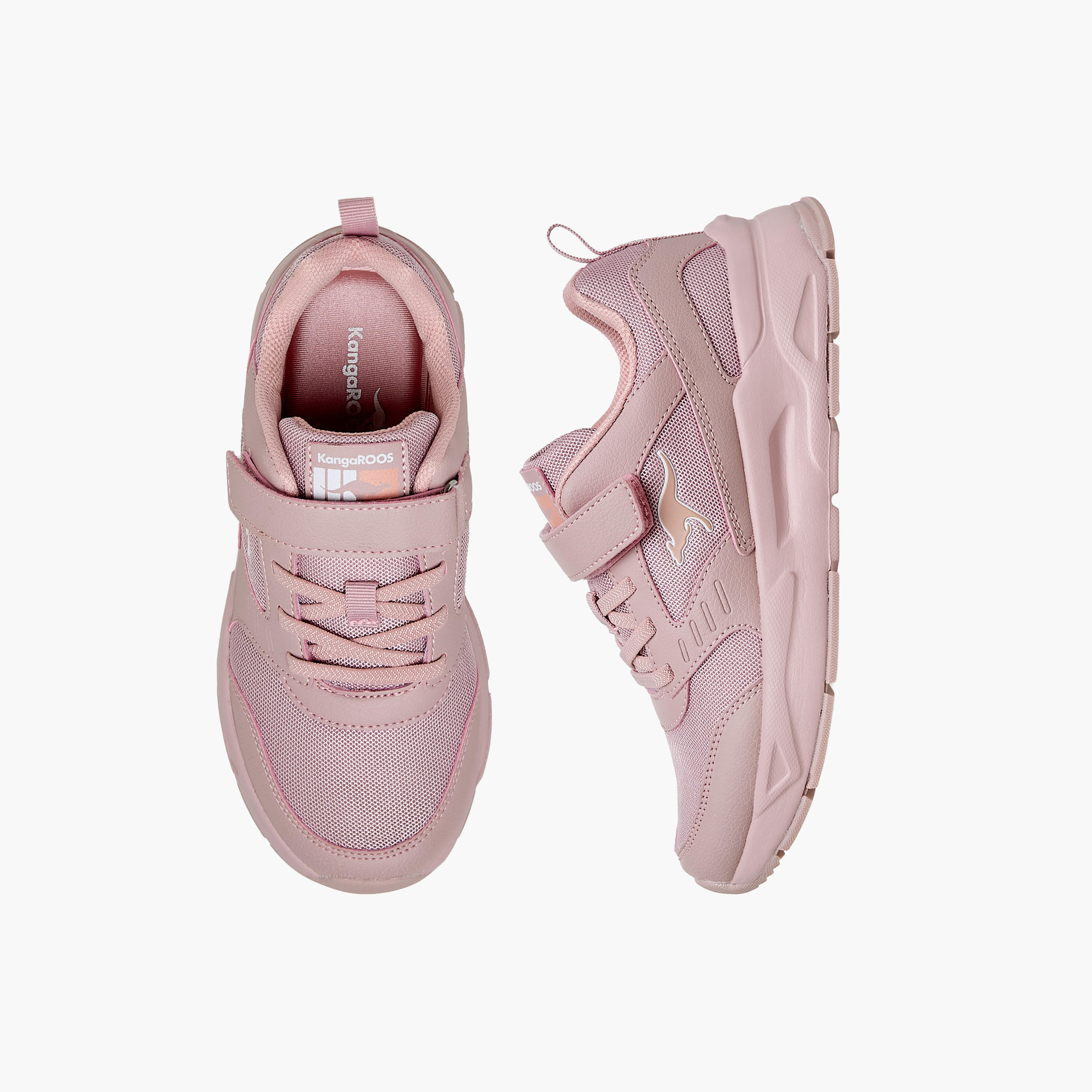 KangaROOS Girls Hook and Loop Sports Shoes-girls-shoes-sports-image-1