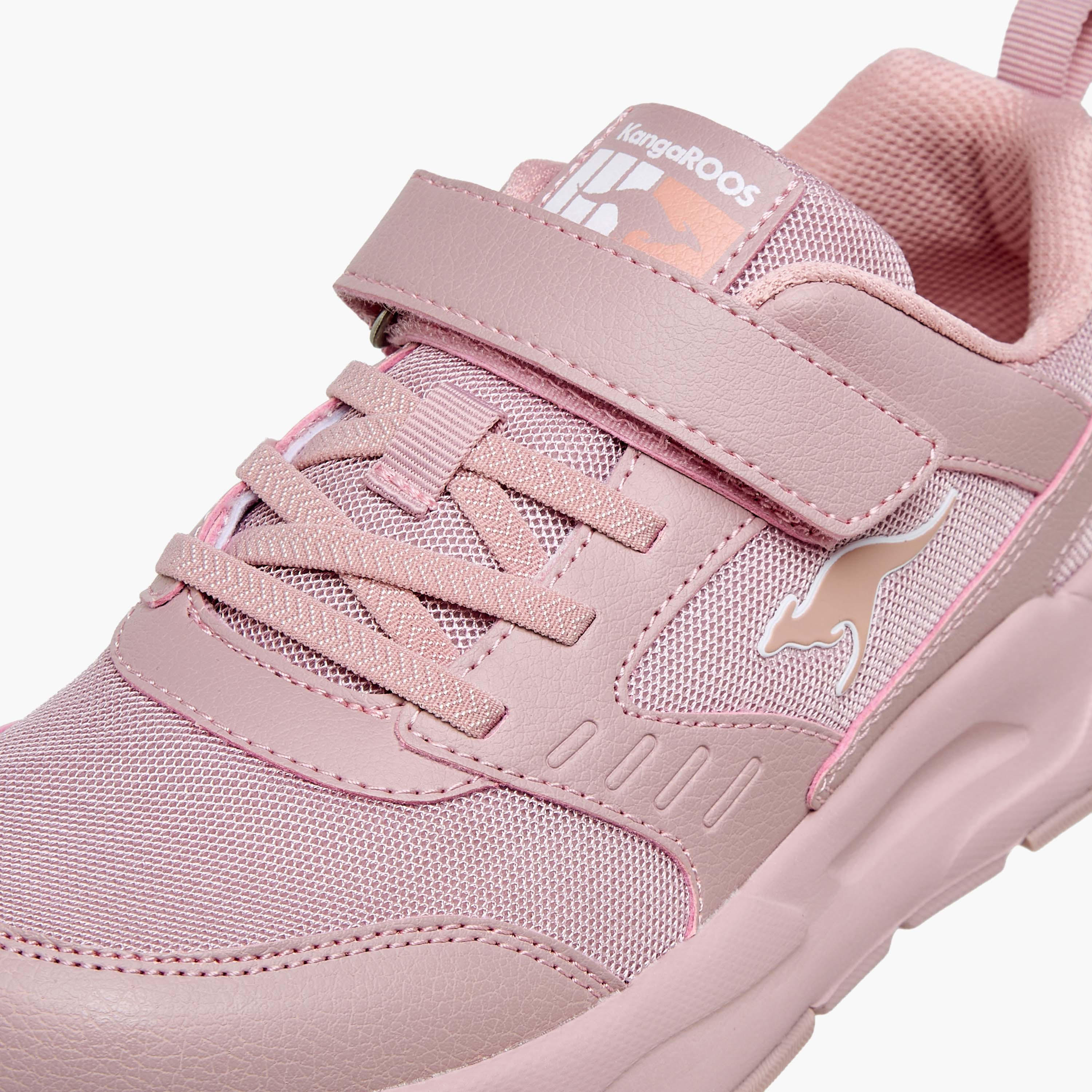 KangaROOS Girls Hook and Loop Sports Shoes-girls-shoes-sports-image-4