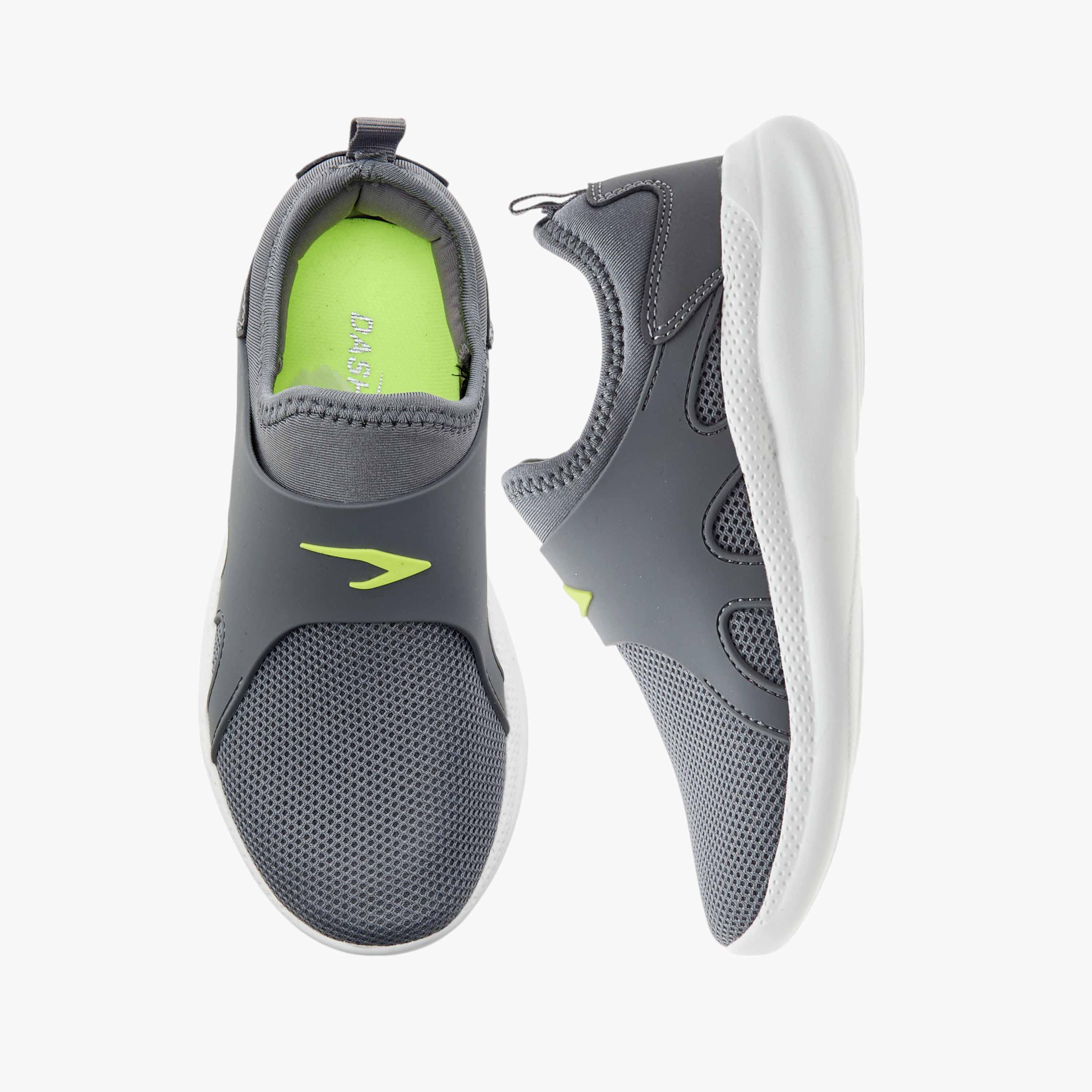 Dash Pull Tab Detail Slip-On Sports Shoes-boys-shoes-sneakers-image-1