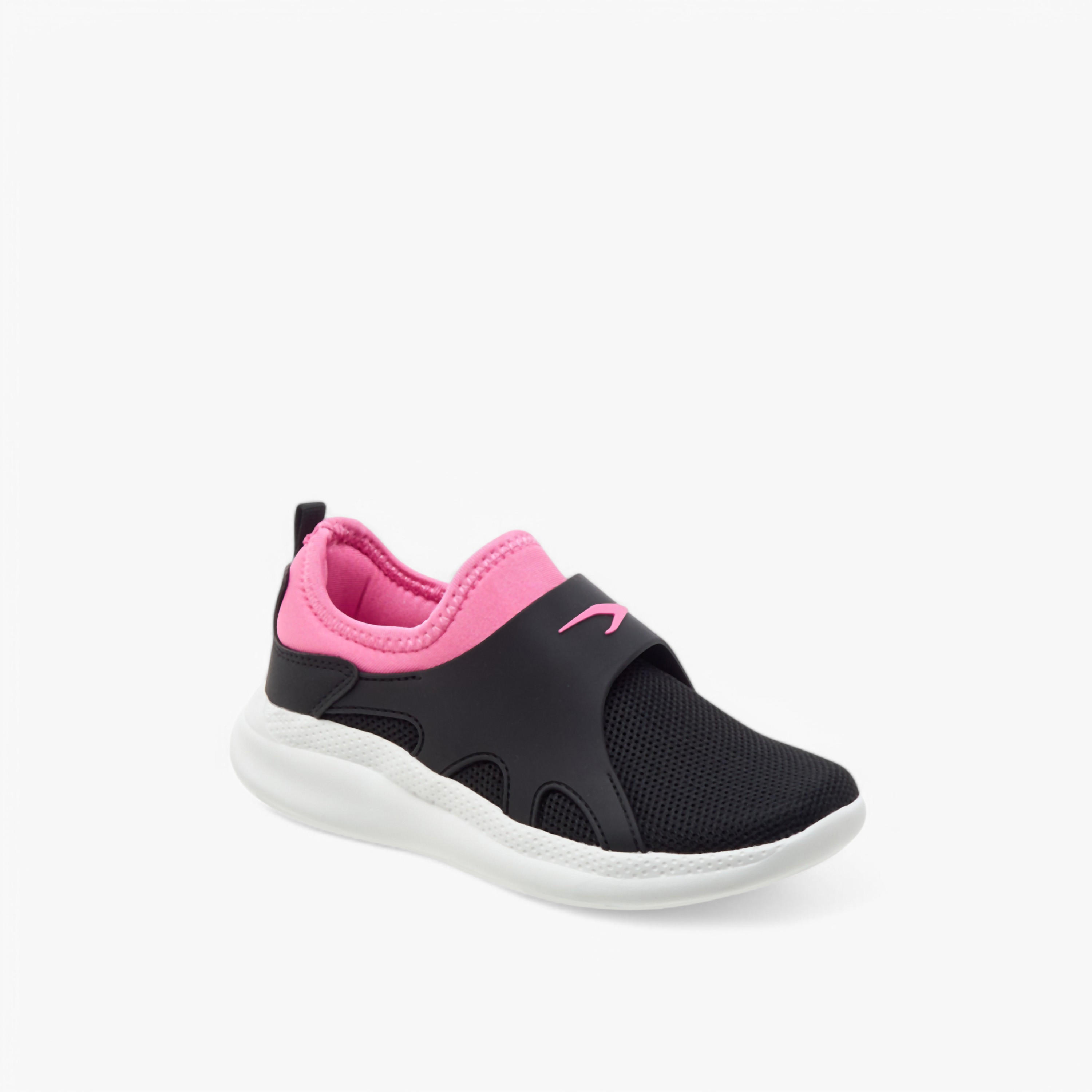 Dash Logo Detail Slip-On Sports Shoes-girls-shoes-sports-image-2