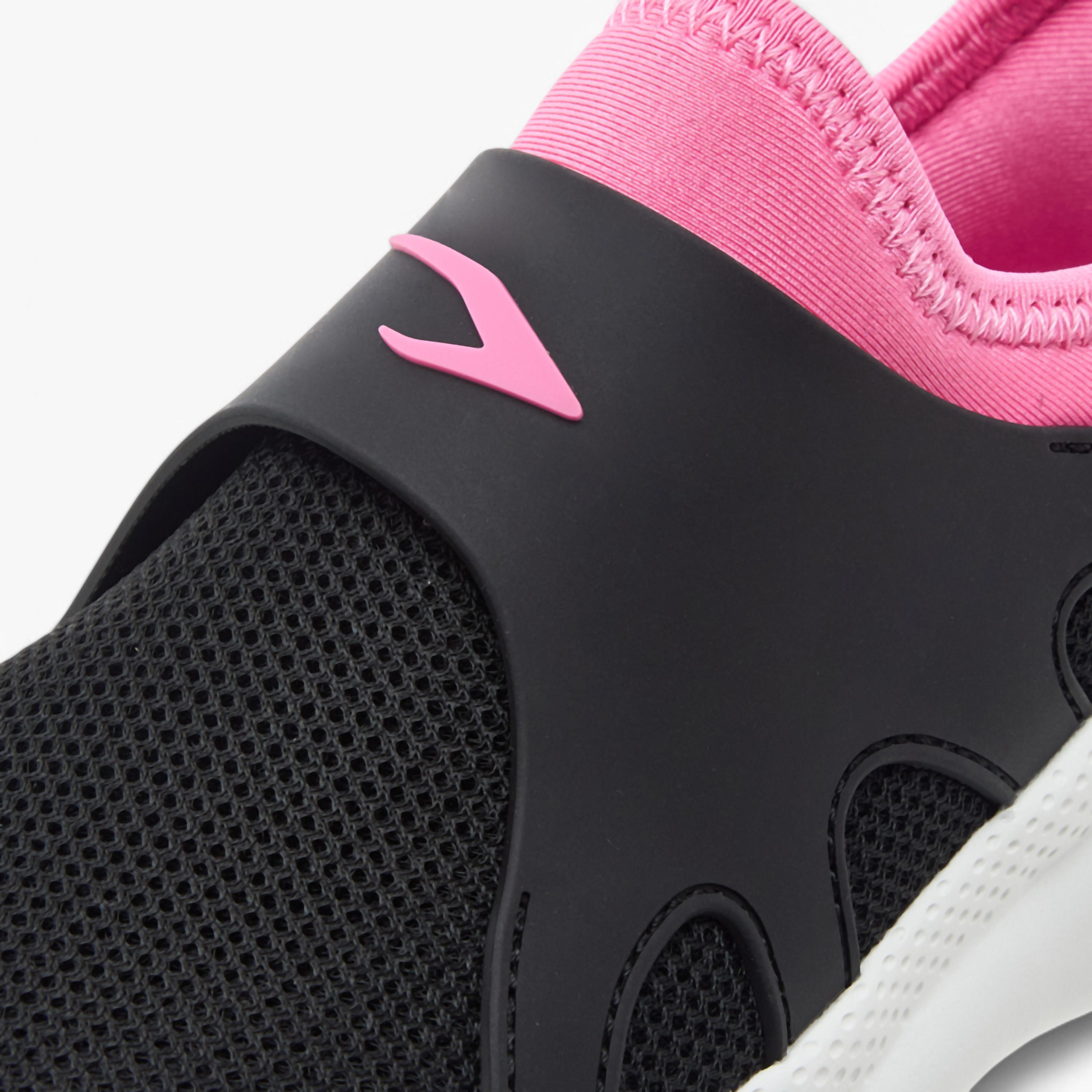 Dash Logo Detail Slip-On Sports Shoes-girls-shoes-sports-image-4