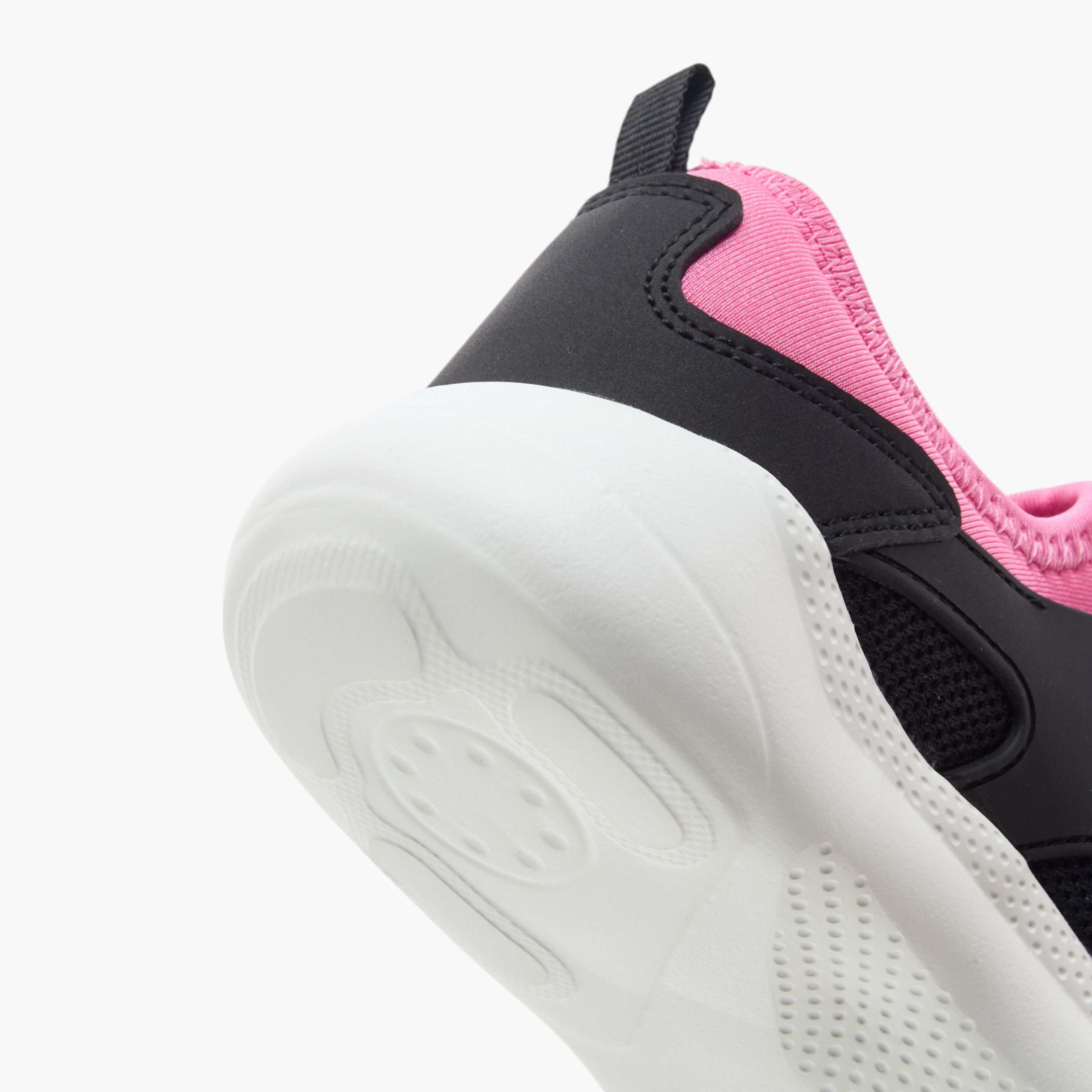 Dash Logo Detail Slip-On Sports Shoes-girls-shoes-sports-image-5