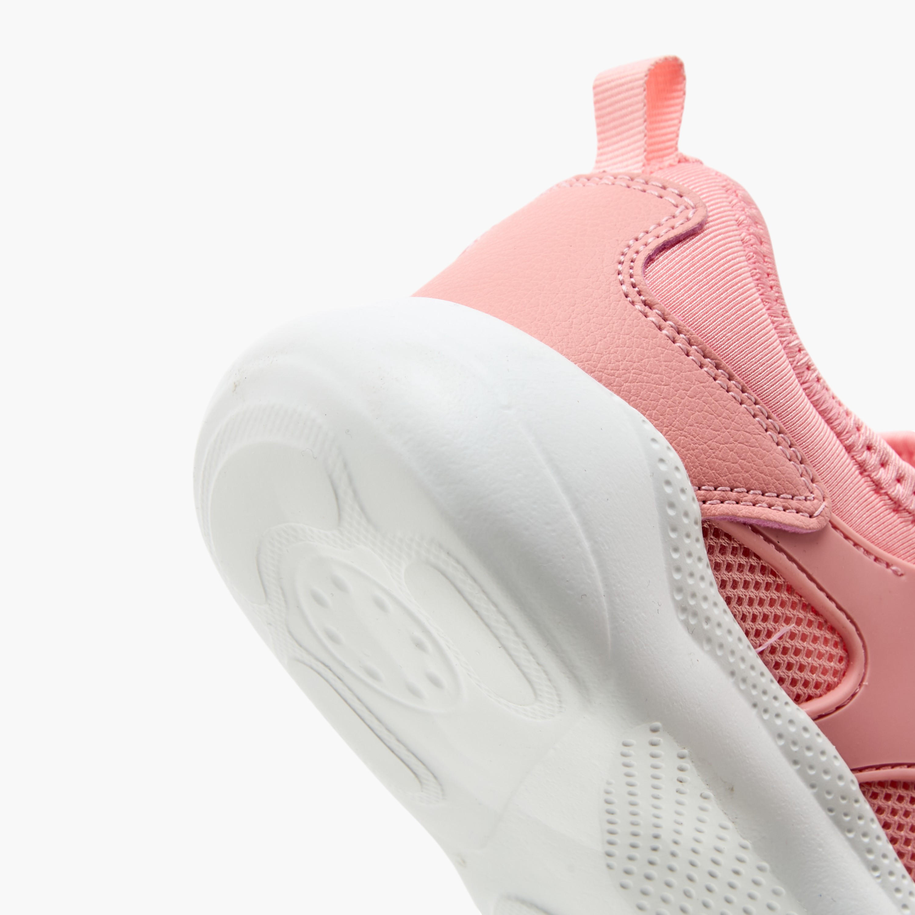 Dash Logo Detail Slip-On Sports Shoes-girls-shoes-sports-image-5