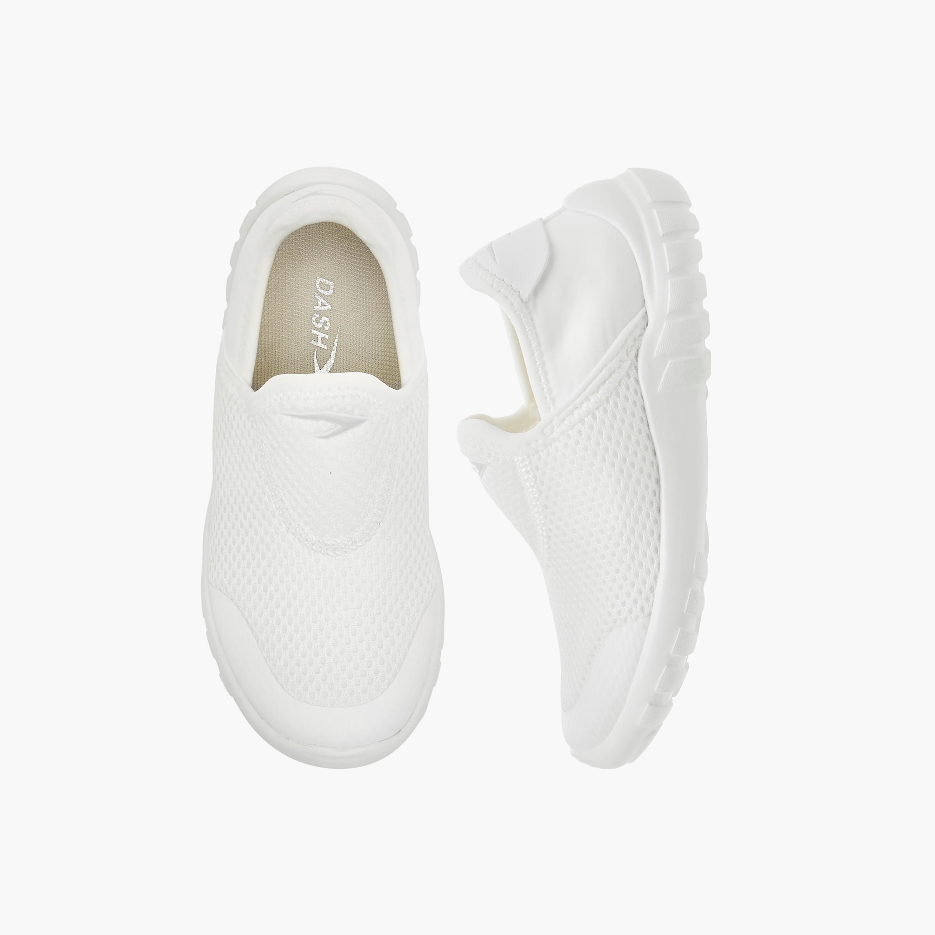 Dash Kids Mesh Textured Slip-On Sports Shoes-sports-boys-shoes-image-1