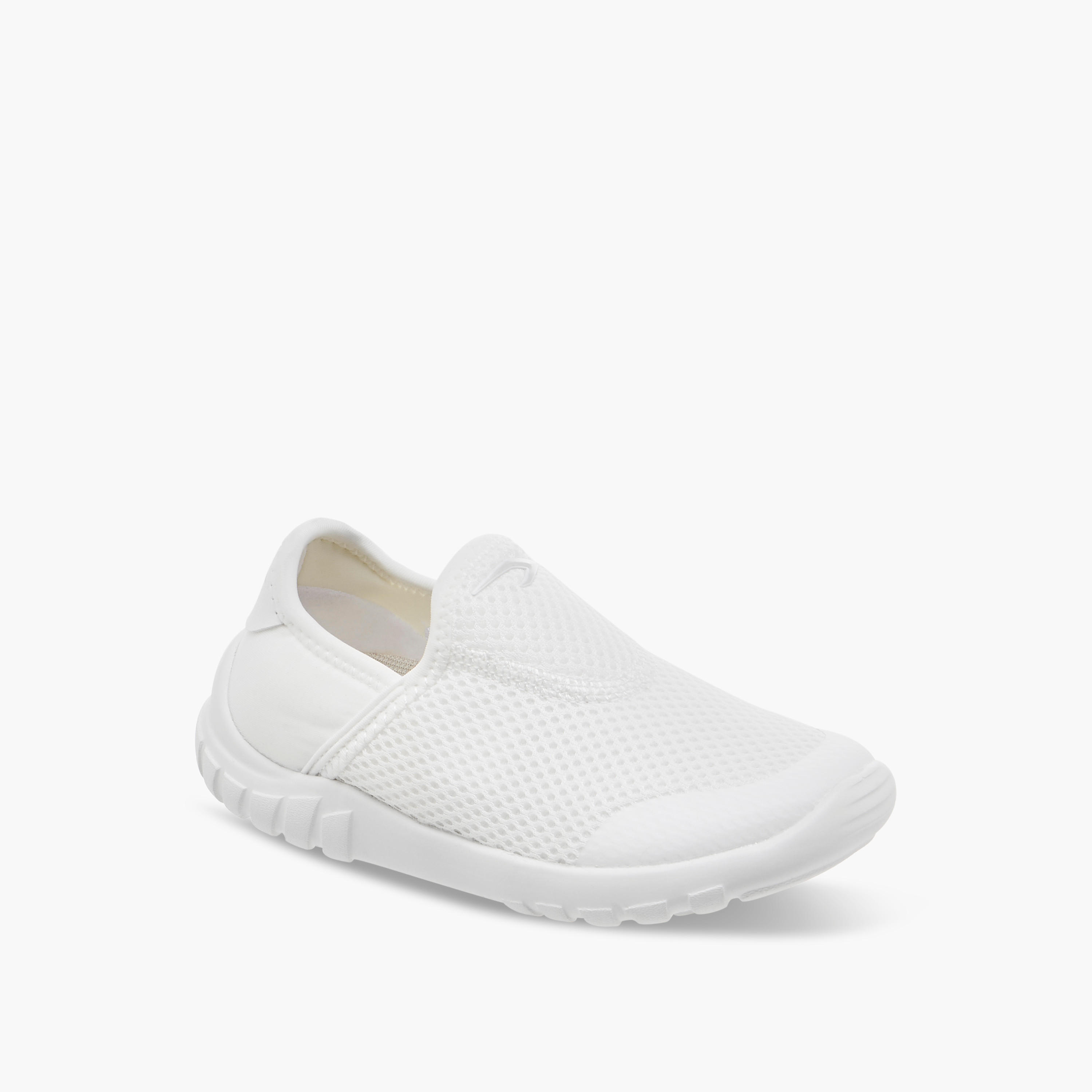 Dash Kids Mesh Textured Slip-On Sports Shoes-sports-boys-shoes-image-2
