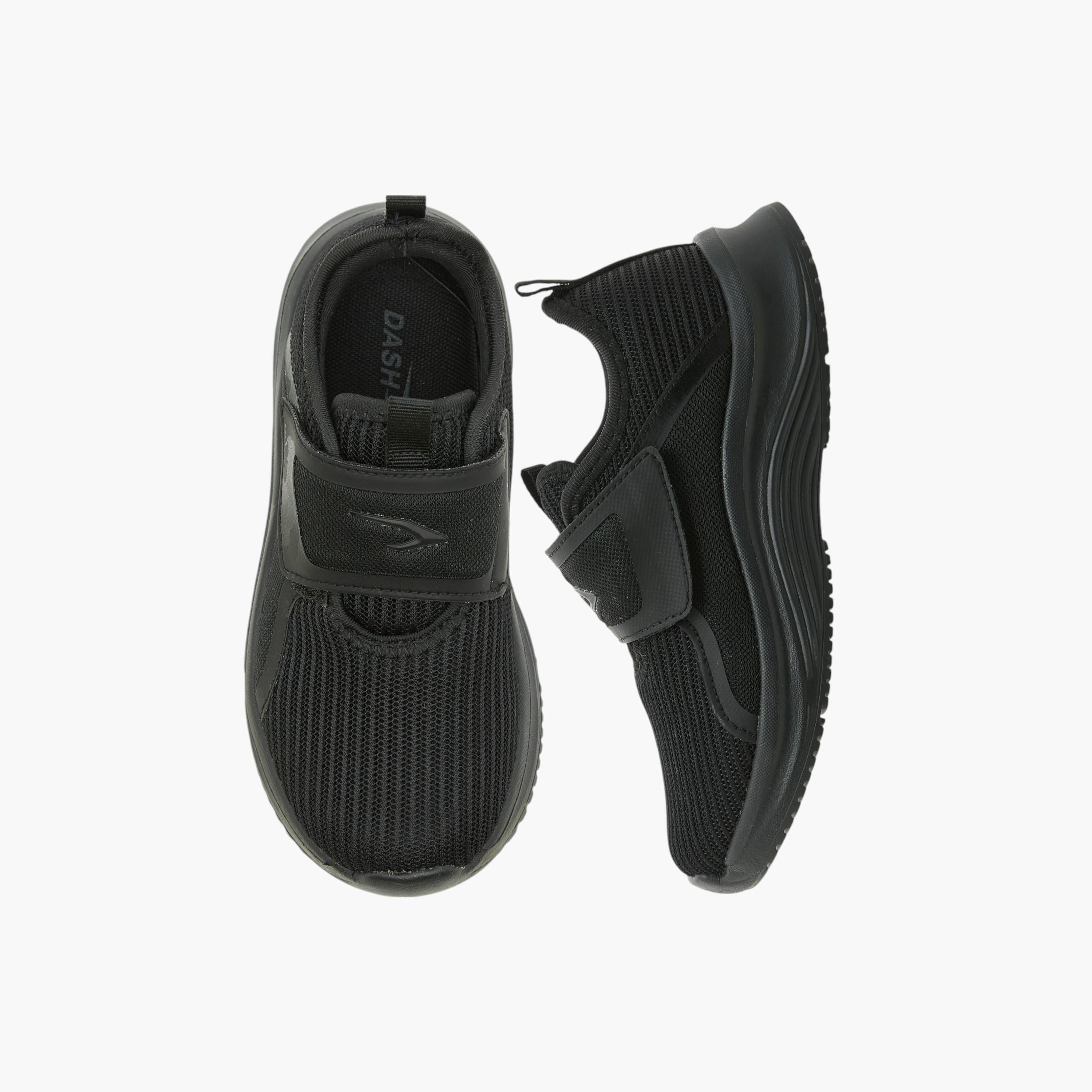 Dash Kids Hook & Loop Cushioned Sole Walking Shoes-boys-shoes-sneakers-image-1
