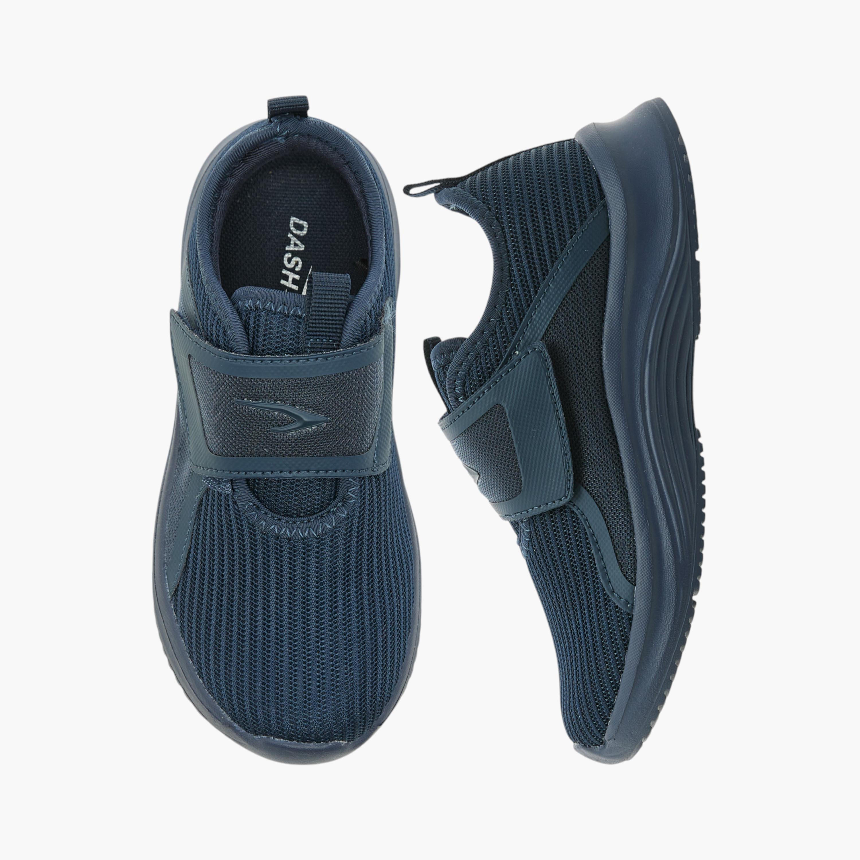 Dash Kids Hook & Loop Cushioned Sole Walking Shoes-boys-shoes-sneakers-image-1