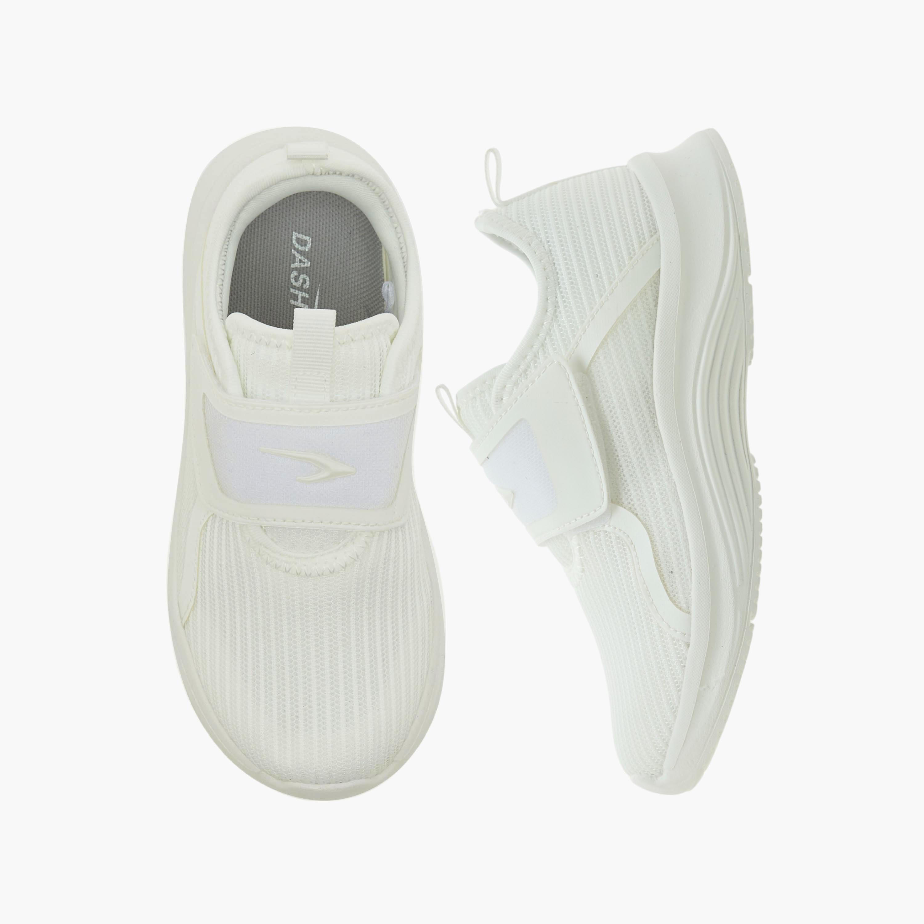 Dash Kids Hook & Loop Cushioned Sole Walking Shoes-boys-shoes-sneakers-image-1