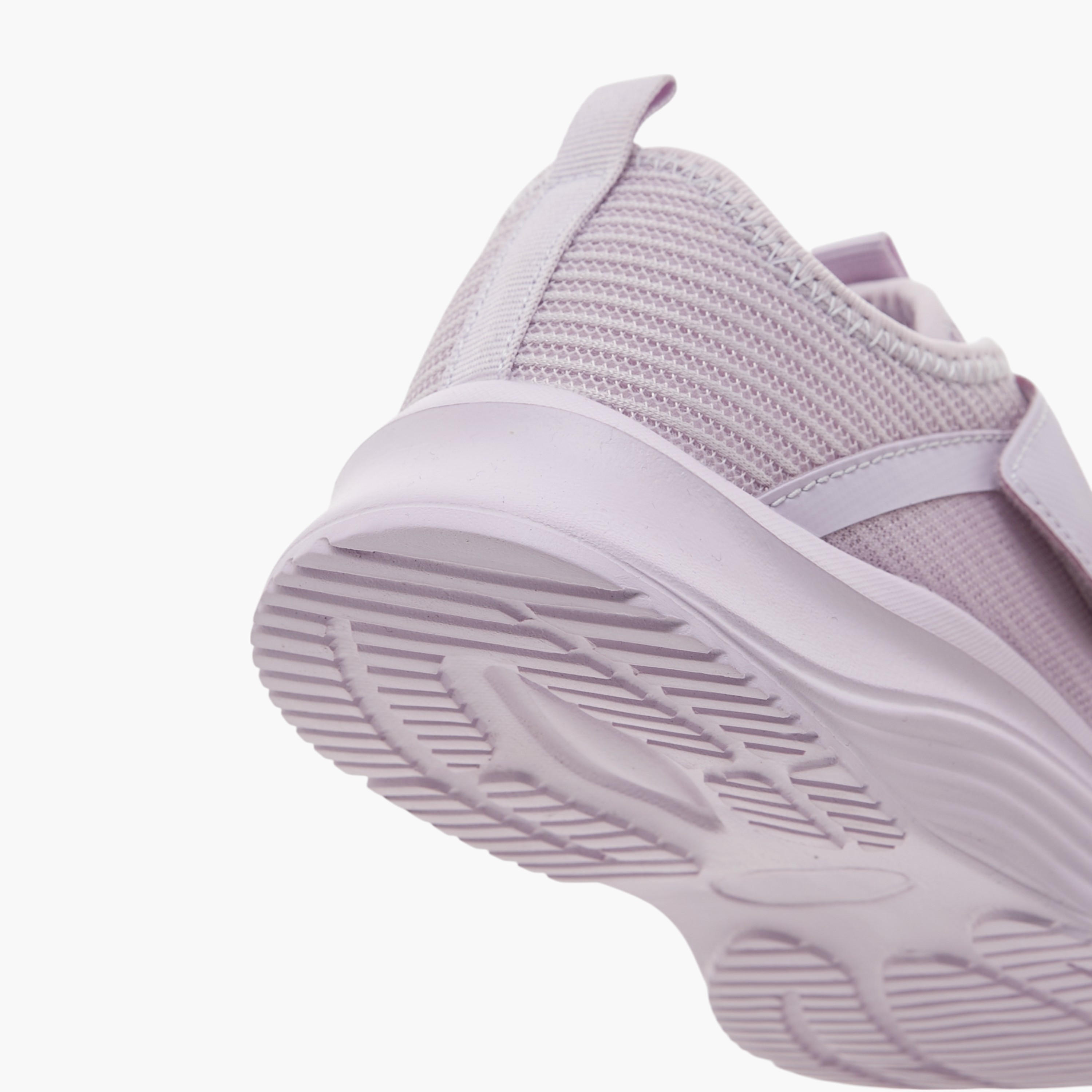 Dash Girls Logo Detail Hook & Loop Walking Shoes-girls-shoes-sports-image-5