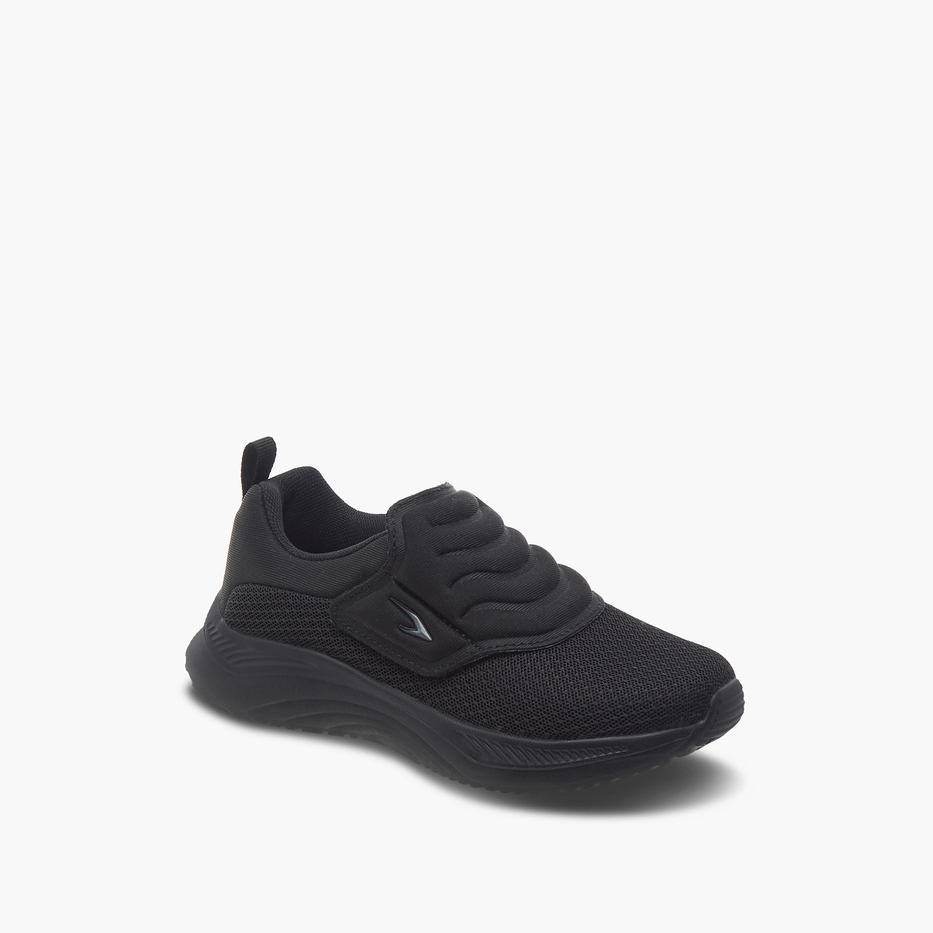 Dash Kids Textured Sneakers with Hook and Loop Closure-boys-shoes-sneakers-image-2