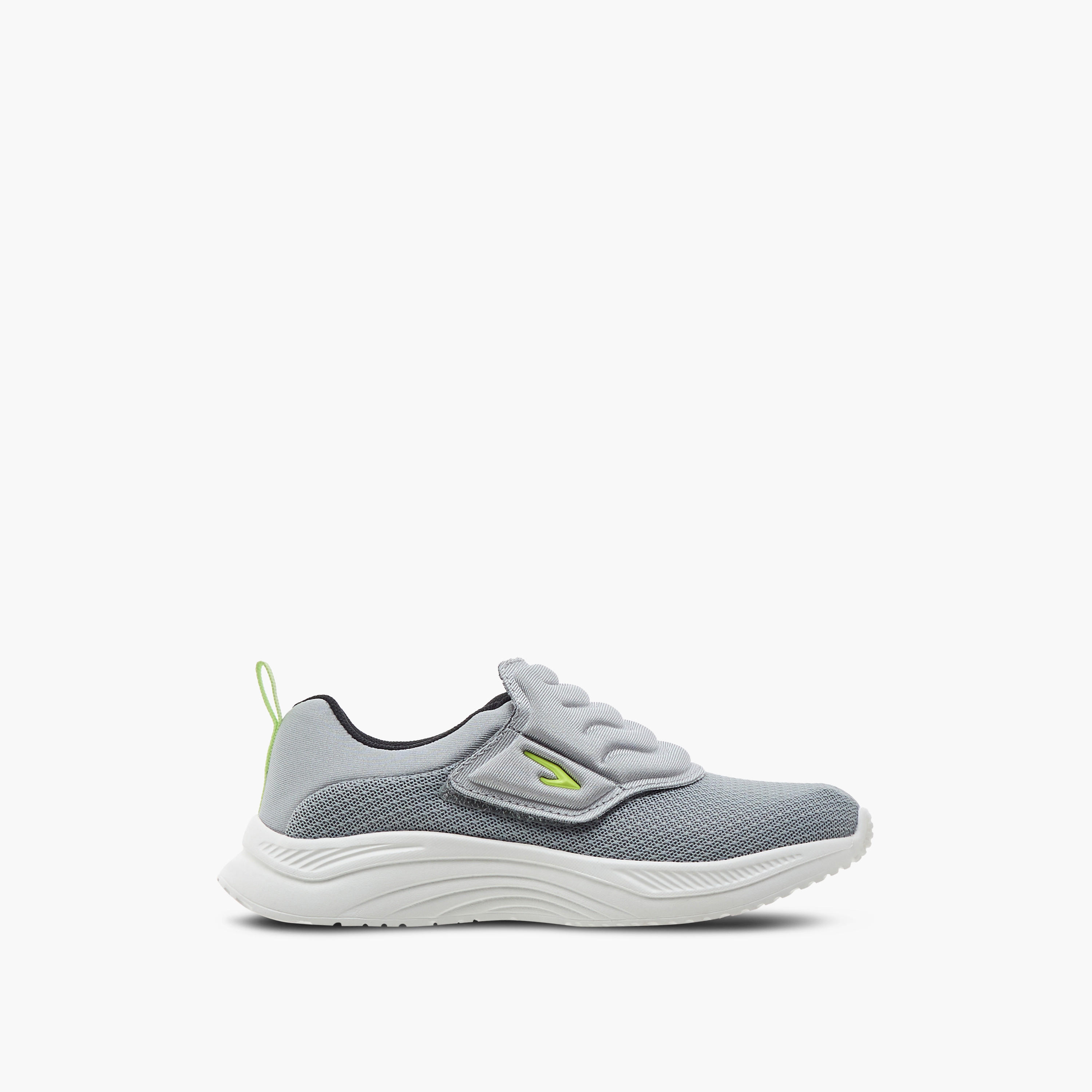 Dash Kids Textured Sneakers with Hook and Loop Closure-boys-shoes-sneakers-image-3