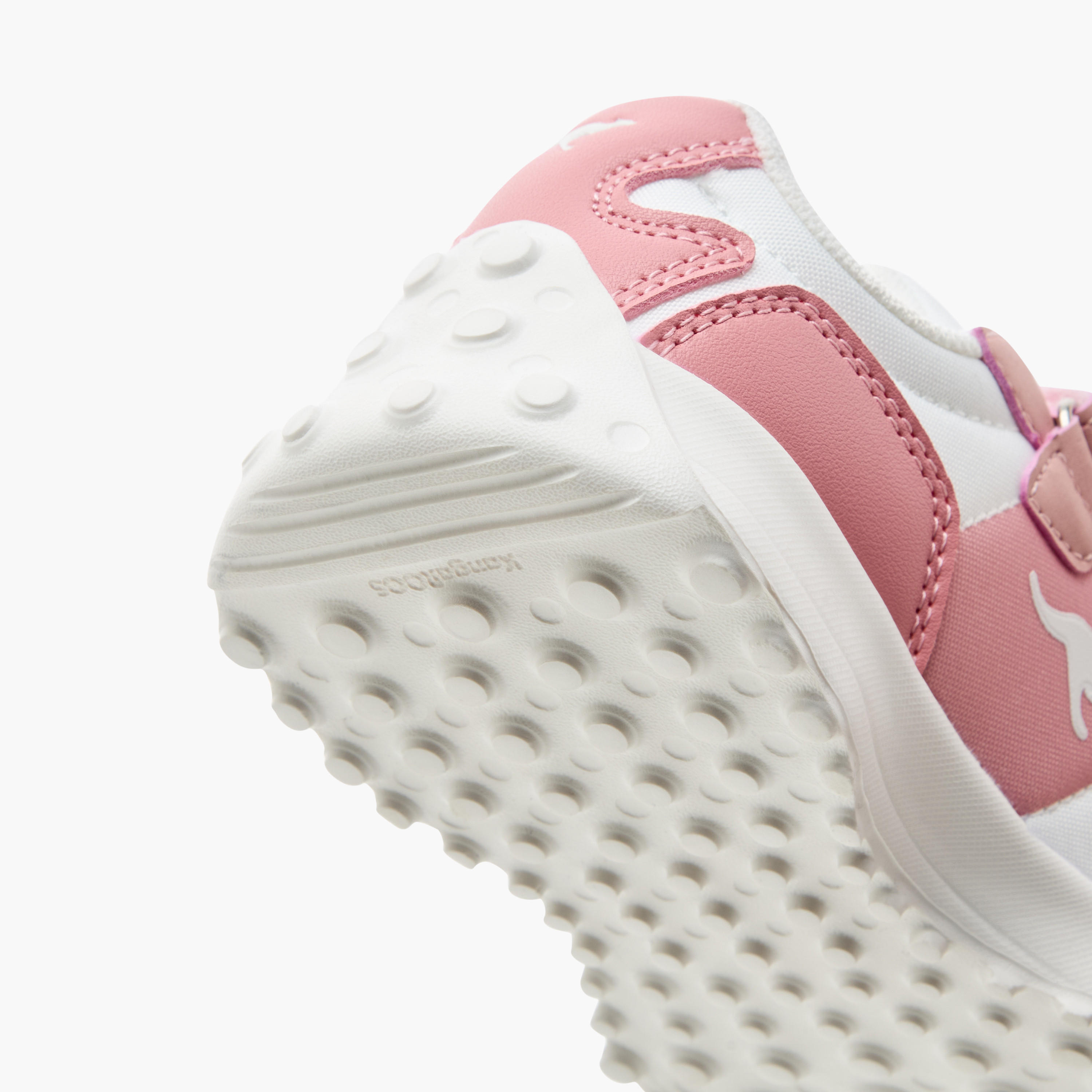 KangaROOS Girl's Colourblock Sneakers with Hook and Loop Closure-girls-shoes-sneakers-image-5